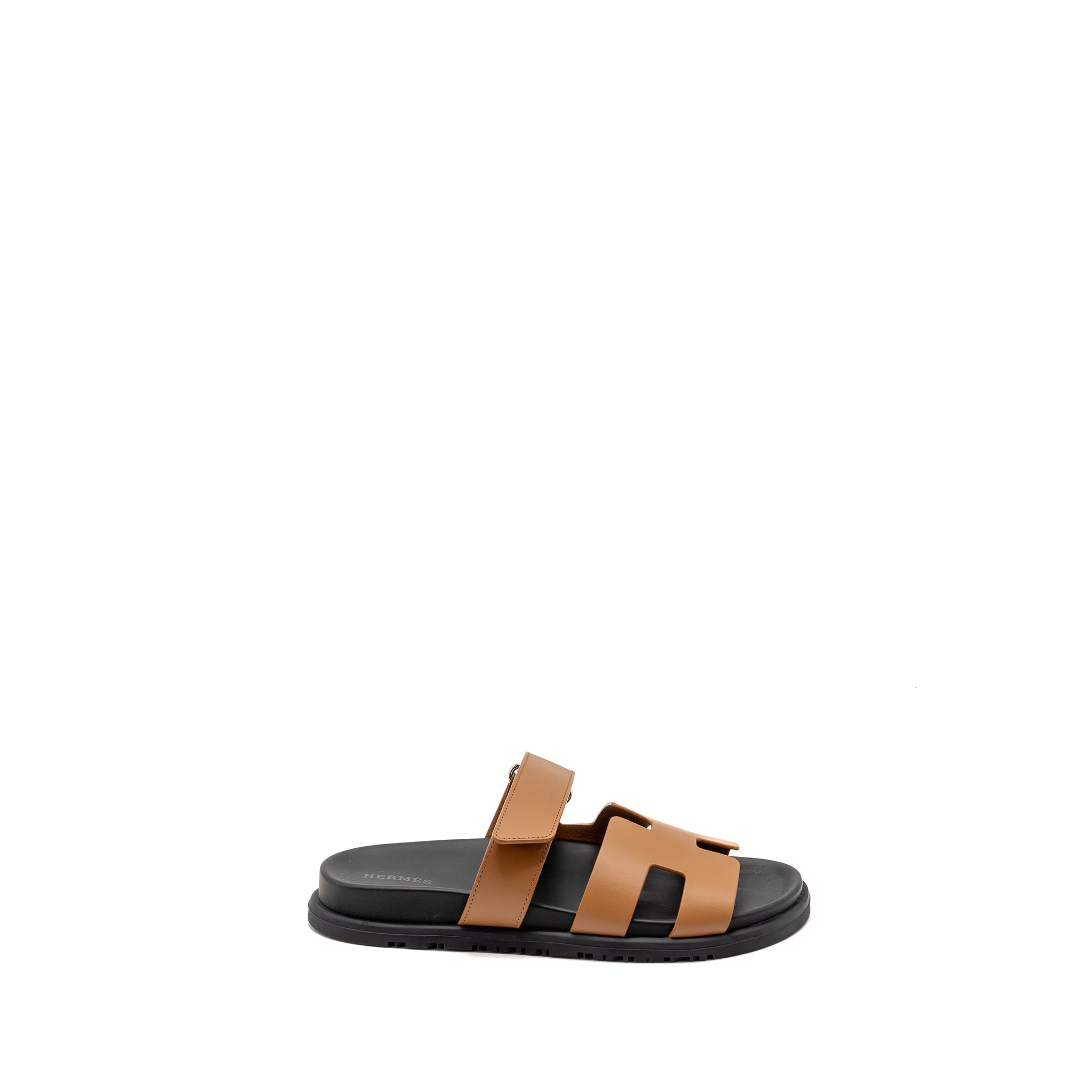 HERMES FEMME CHYPRE SANDALS CALFSKIN NATUREL