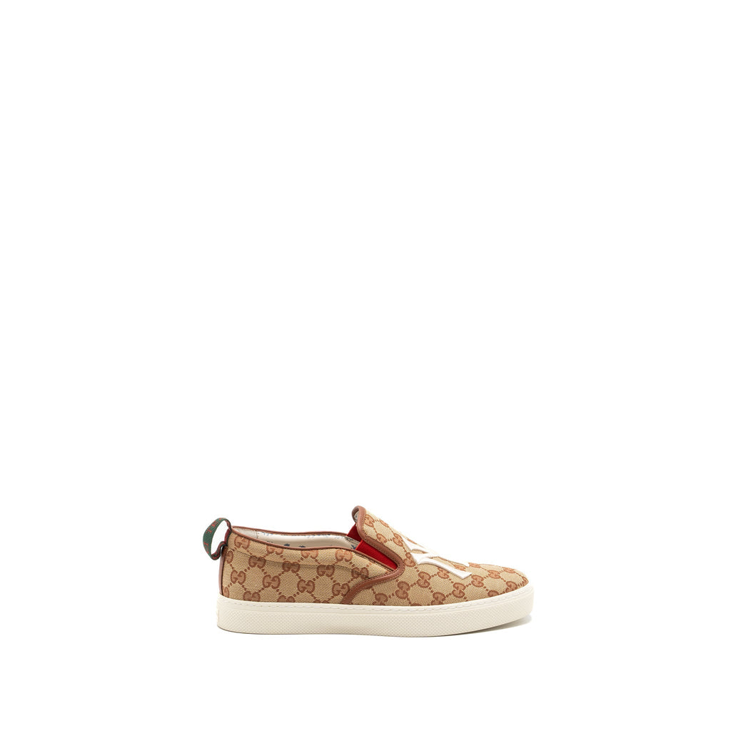 GUCCI GG SLIP-ON SNEAKER CANVAS MULTICOLOUR
