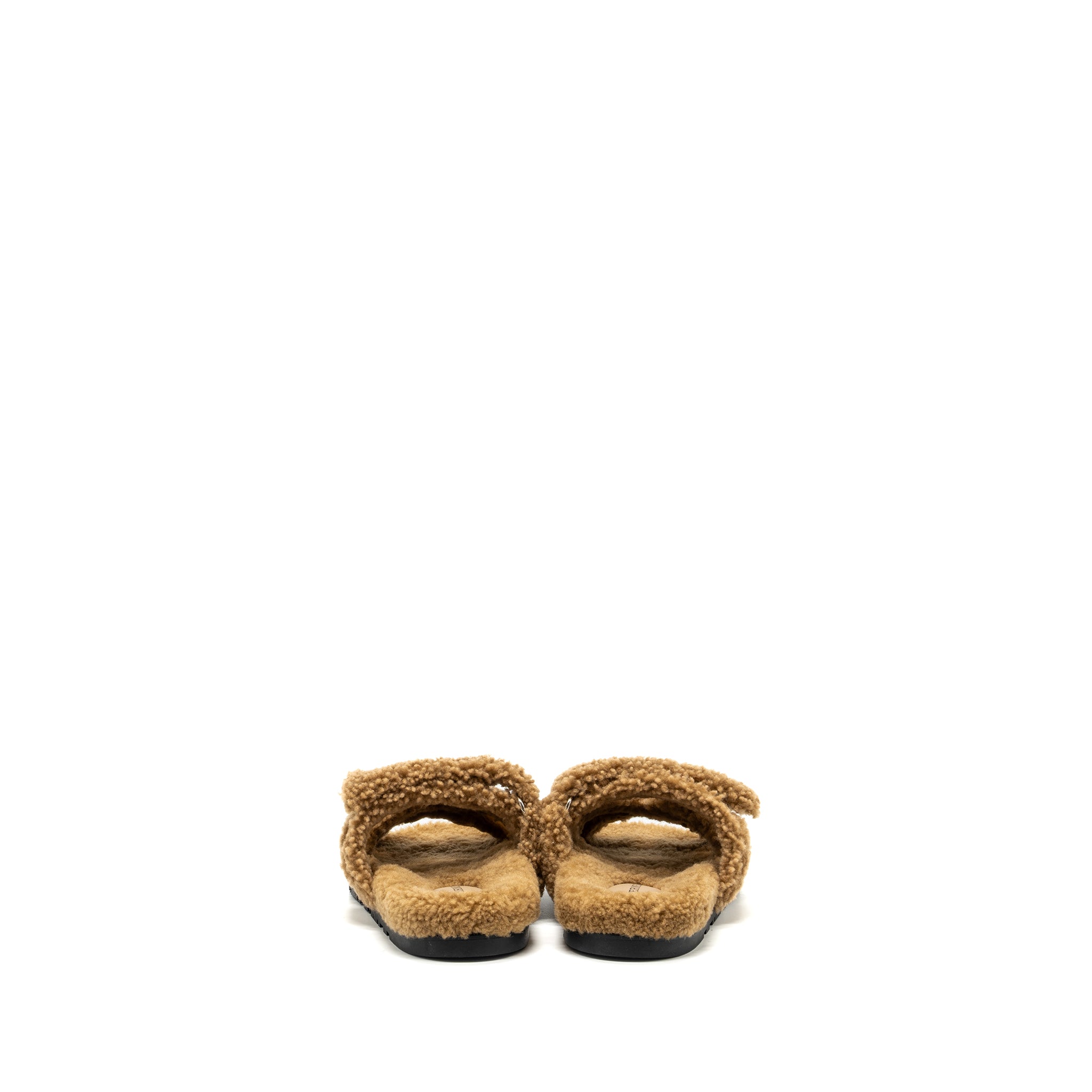 HERMES CHYPRE SANDALS PEAU LAINEE MER BEIGE ARGYLE