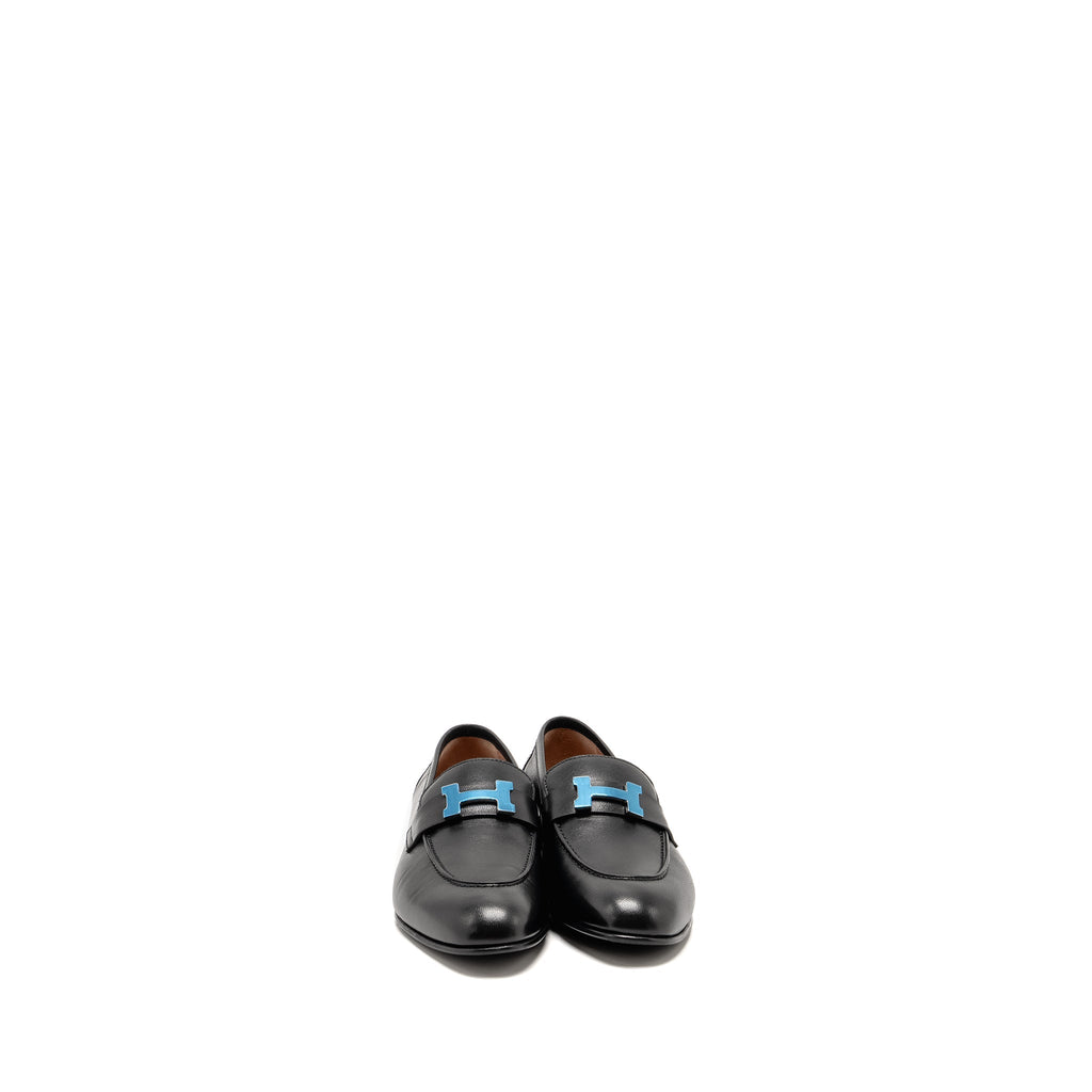 HERMES PARIS LOAFER CALFSKIN BLACK SHW
