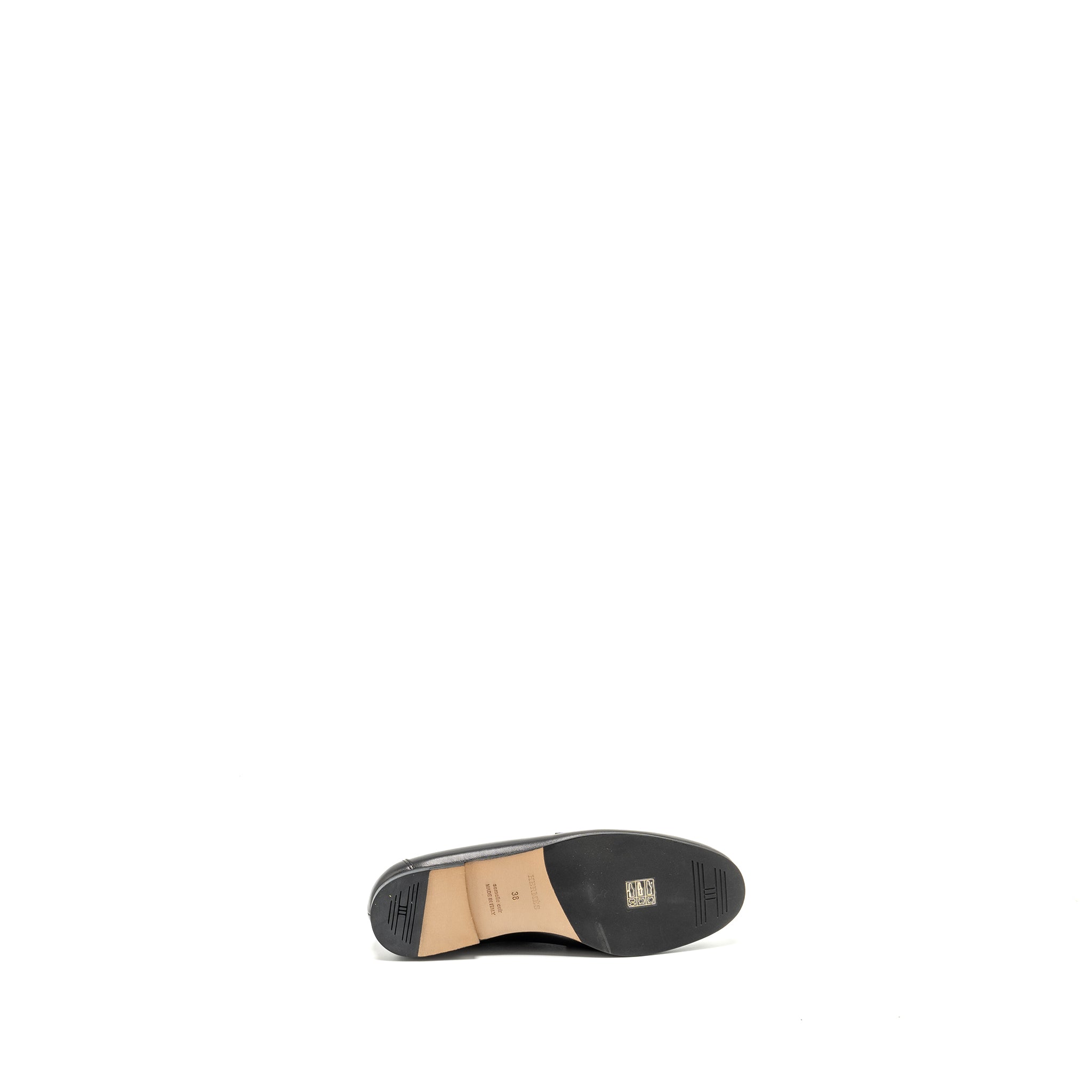 HERMES COLETTE LOAFER GOATSKIN BLACK GHW