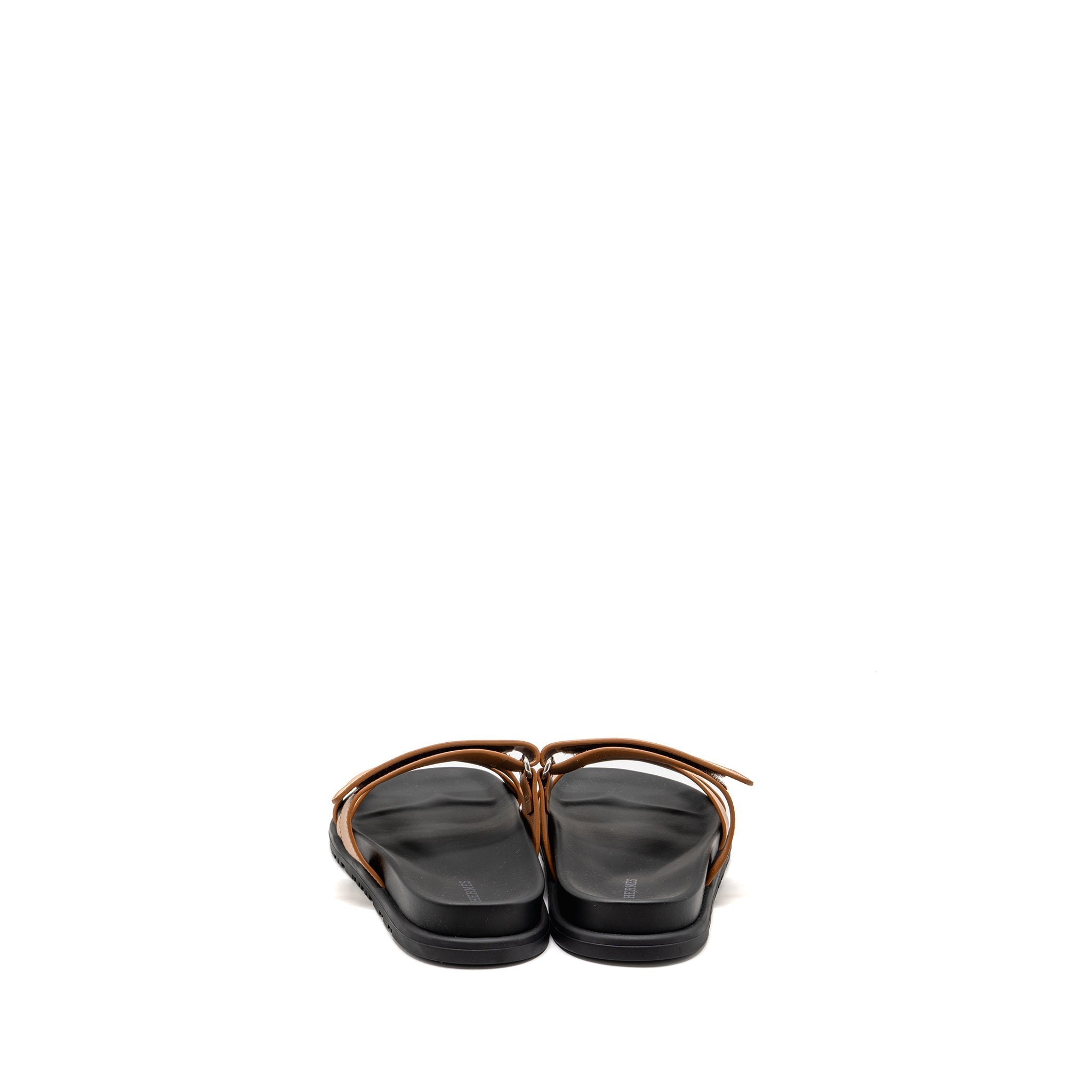 HERMES FEMME CHYPRE SANDALS CALFSKIN NATUREL