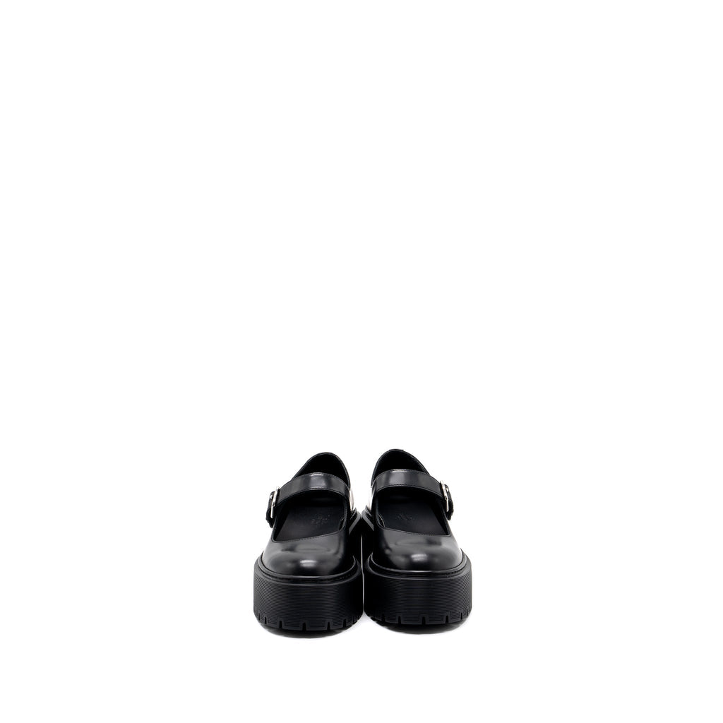 HERMES HOXTON OXFORD SHOES BLACK SHW