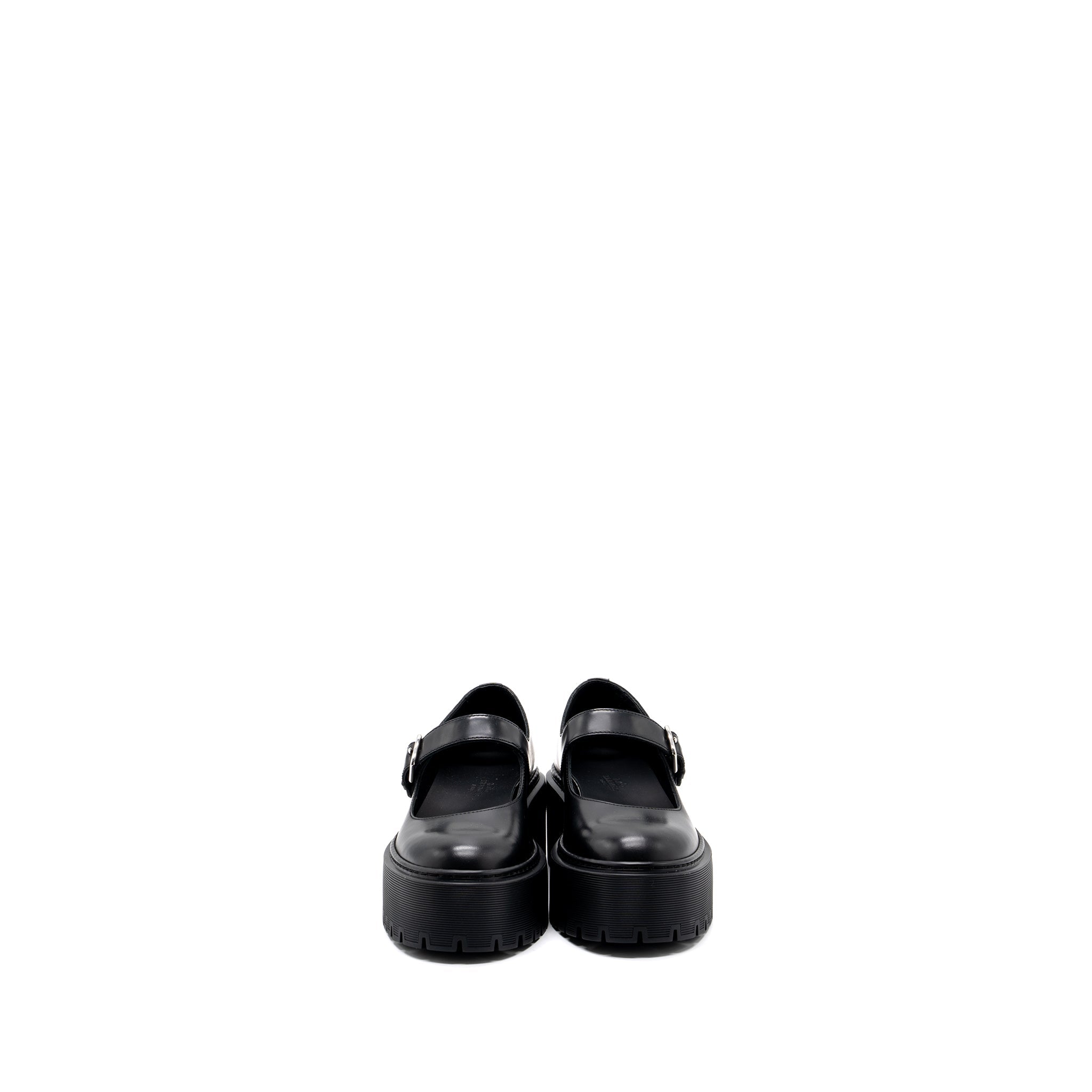 HERMES HOXTON OXFORD SHOES BLACK SHW