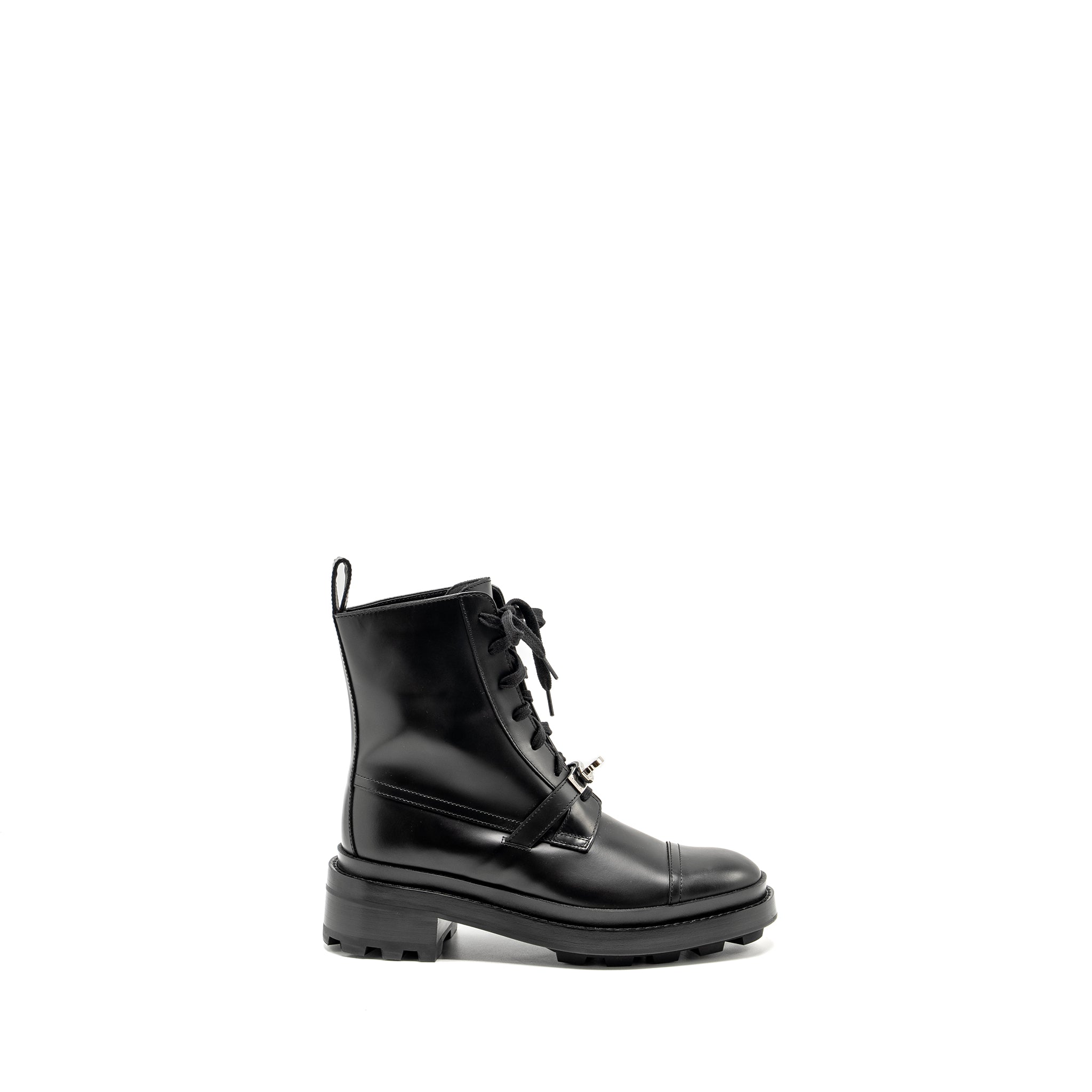 HERMES FUNK ANKLE BOOT BLACK SHW