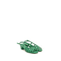 CHANEL 22B CC LOGO SANDALS LAMBSKIN GREEN SHW