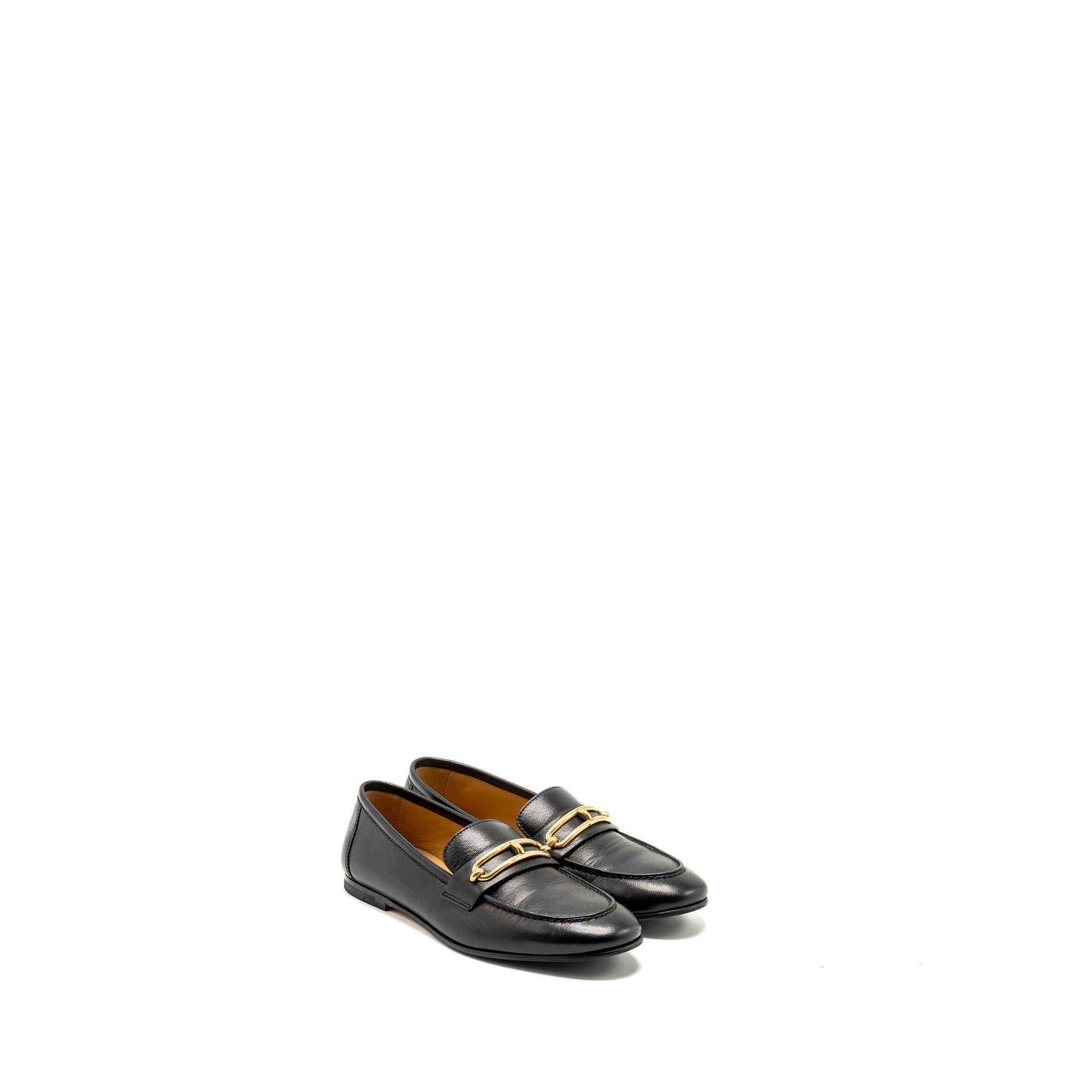 HERMES COLETTE LOAFER GOATSKIN BLACK GHW