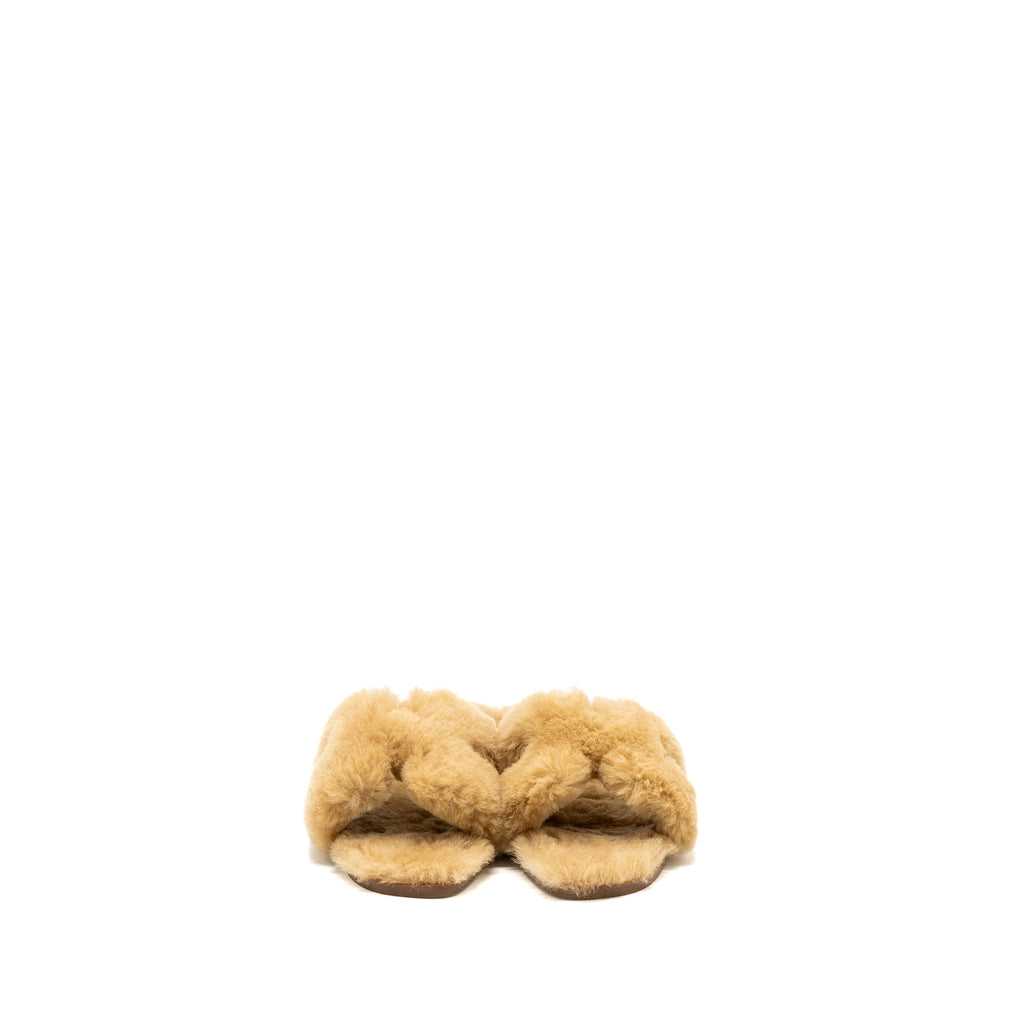 HERMES ORAN SANDALS PEAU LAINEE MER BEIGE