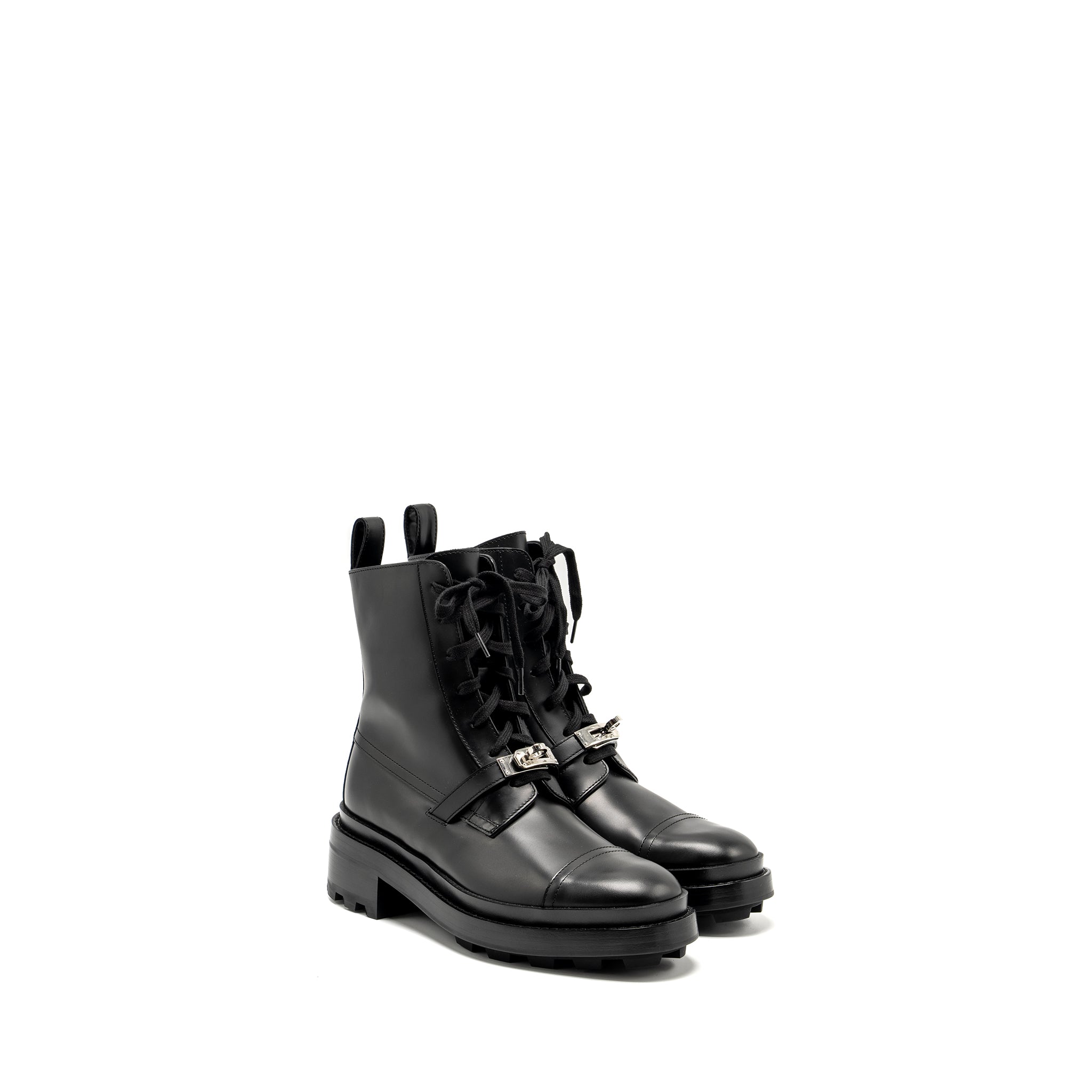 HERMES FUNK ANKLE BOOT BLACK SHW