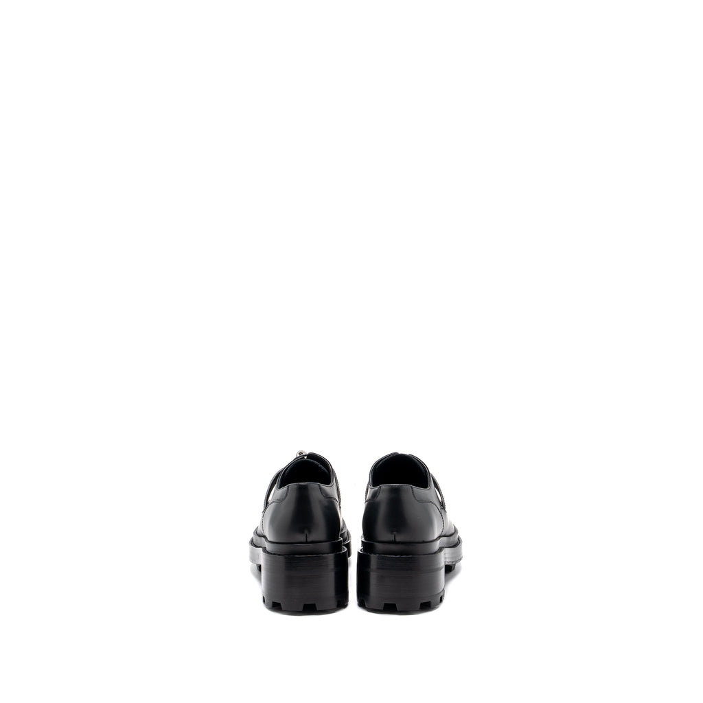 HERMES DERBY OXFORD LOAFER CALFSKIN BLACK SHW