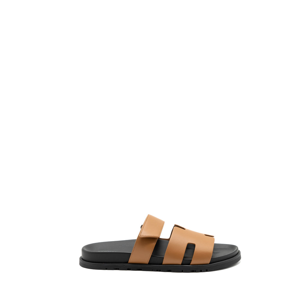 HERMES CHYPRE SANDALS NATURAL