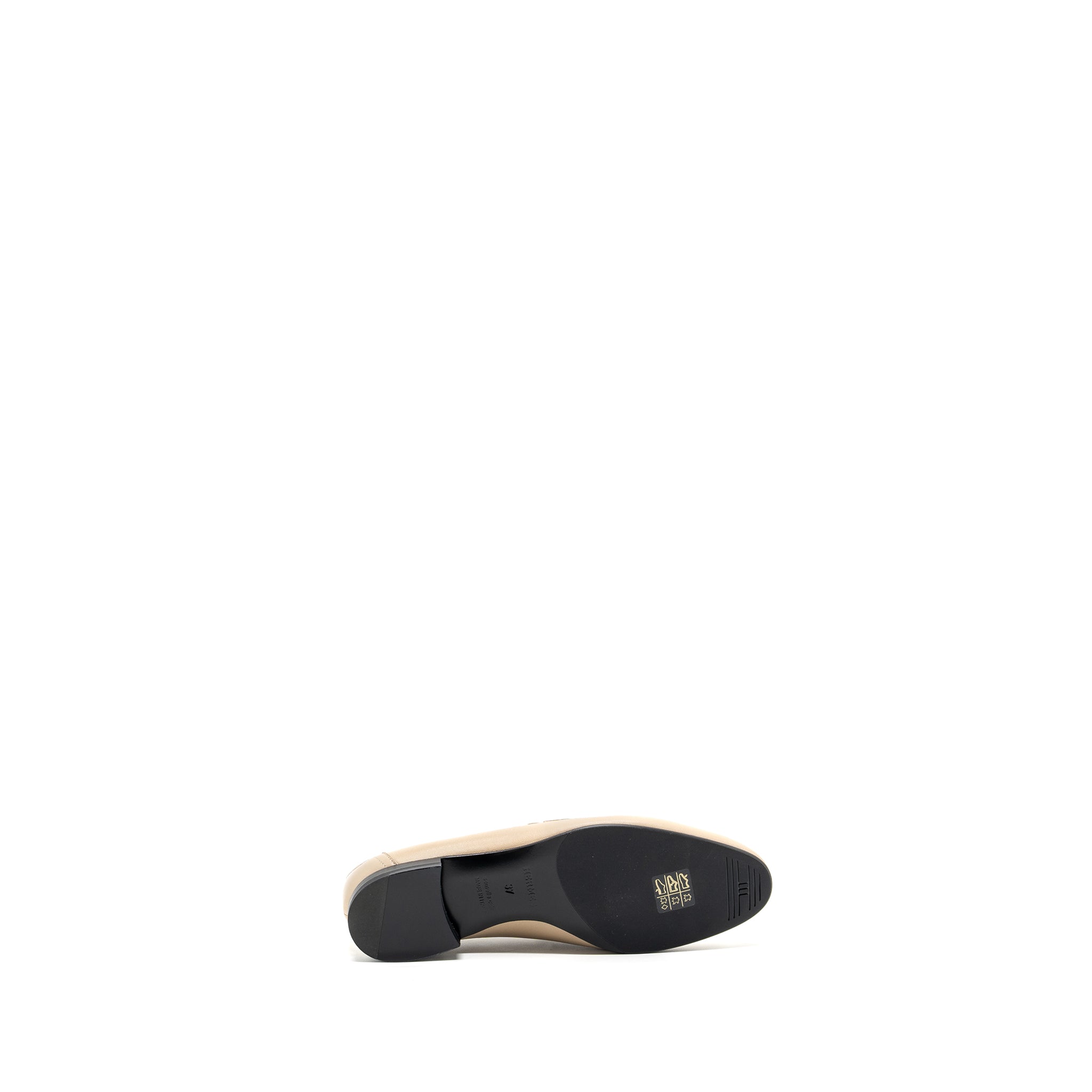 HERMES MOCASSINGS FEMME PAIRS LOAFER CHÈVRE BLANC GOMME SHW