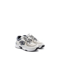 CHANEL CC LOGO SNEAKERS SUEDE / FABRIC LIGHT GREY