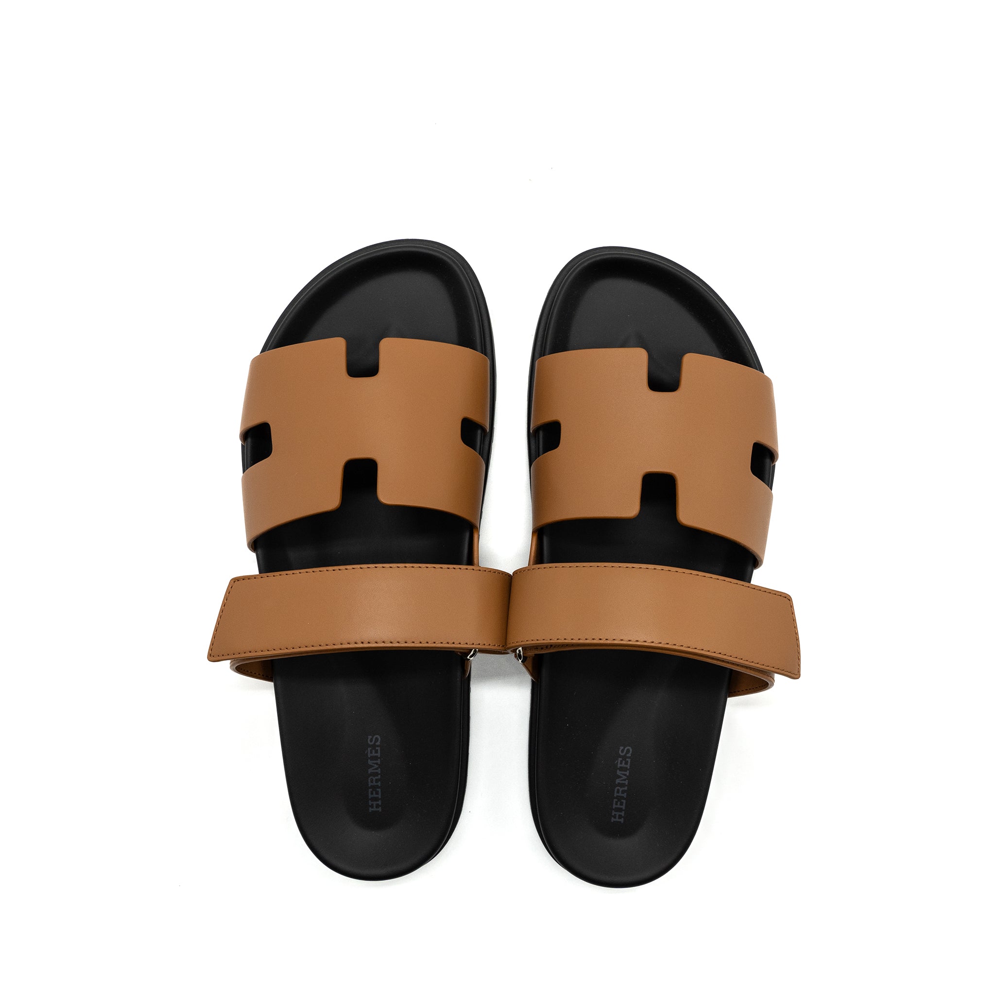 HERMES CHYPRE SANDALS NATURAL