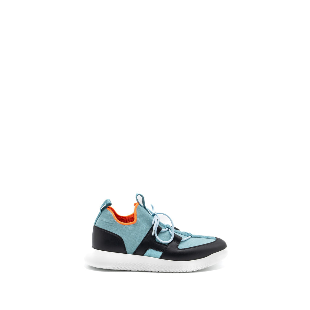 HERMES DUEL SNEAKERS BLUE / BLACK MULTICOLOUR