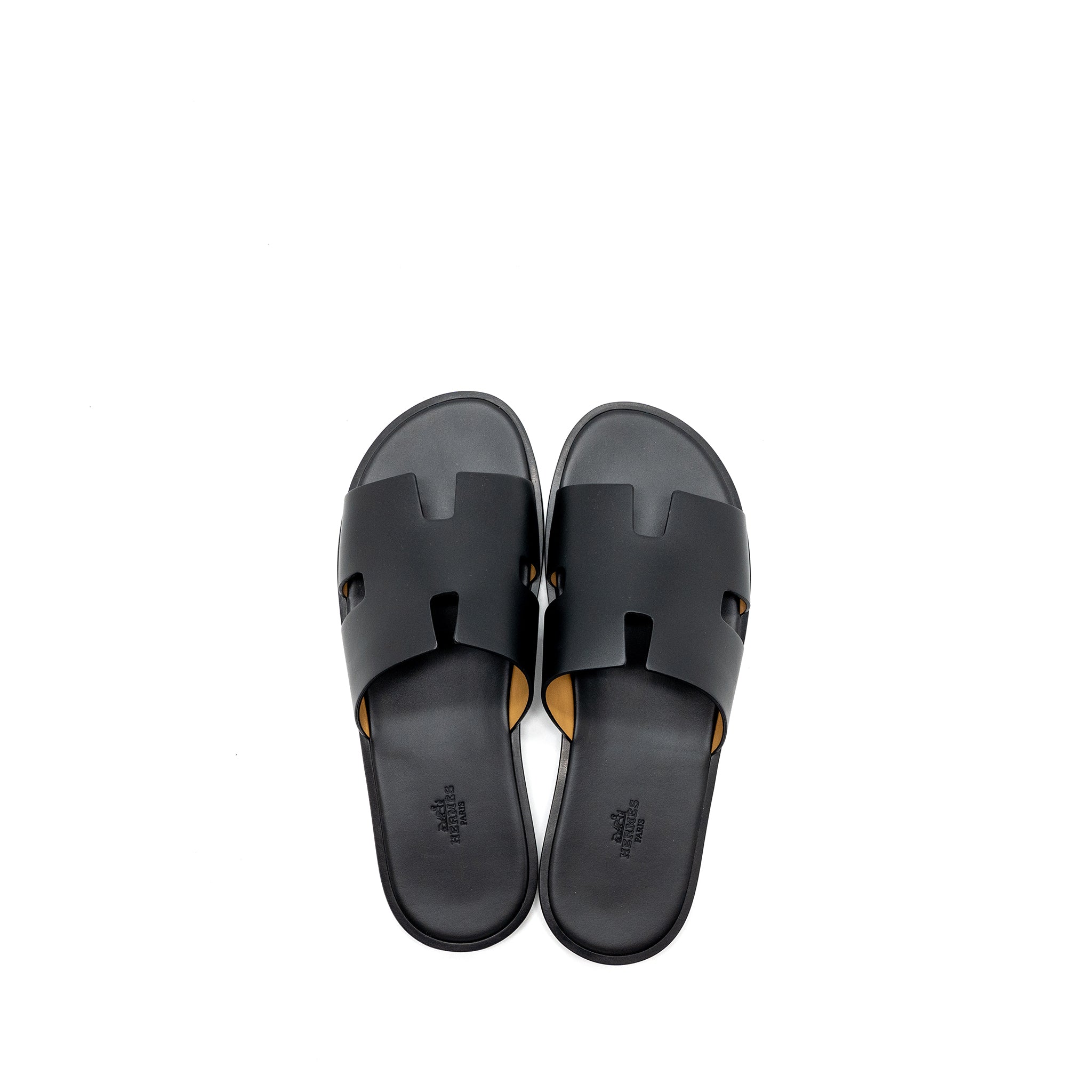 HERMES IZMIR SANDAL CALFSKIN BLACK