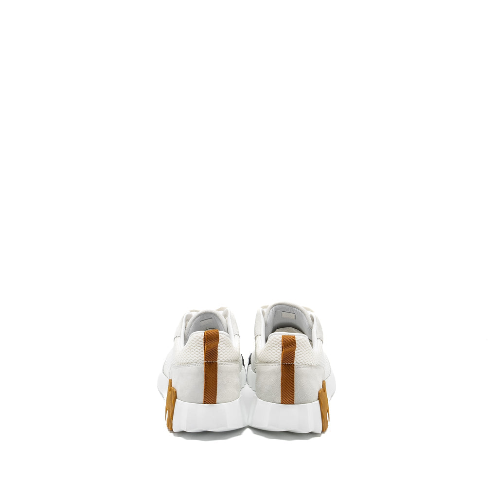 HERMES HOMME BOUNCING SNEAKER LEATHER BLANC/BEIGE