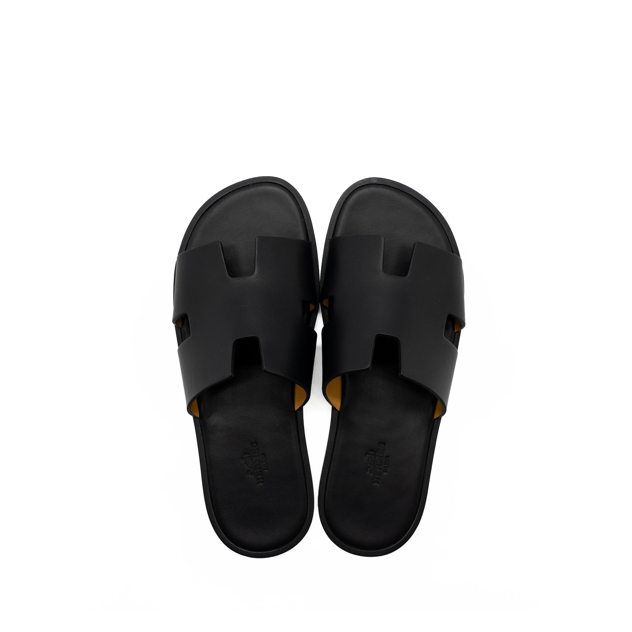 HERMES IZMIR SANDAL CALFSKIN BLACK