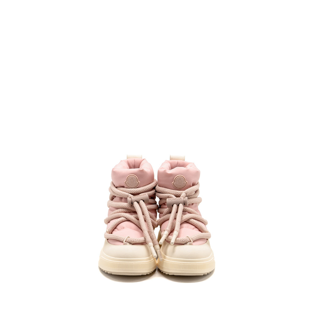 MONCLER ALTIVE MID SNOW BOOTS NYLON/MESH/TEXTURED RUBBER PINK