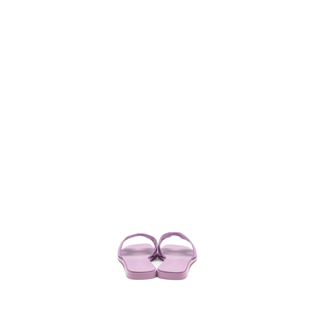 HERMES ORAN SANDALS EPSOM PURPLE
