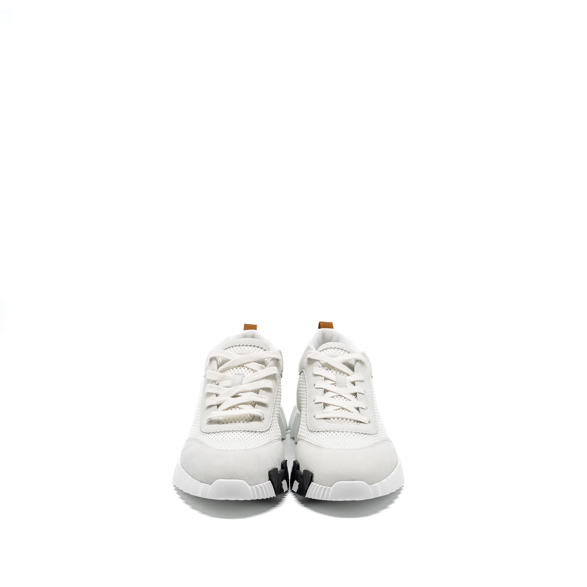 HERMES HOMME BOUNCING SNEAKER LEATHER BLANC/BEIGE