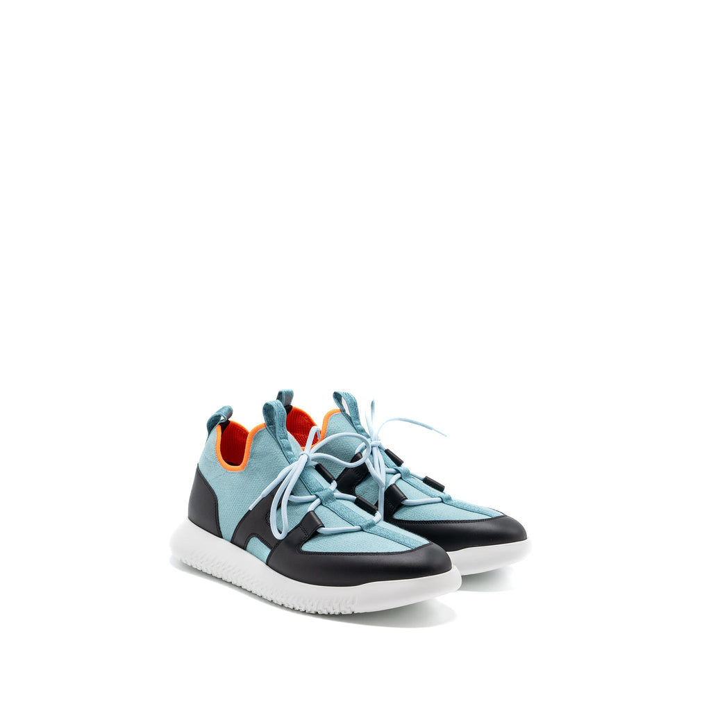 HERMES DUEL SNEAKERS BLUE / BLACK MULTICOLOUR
