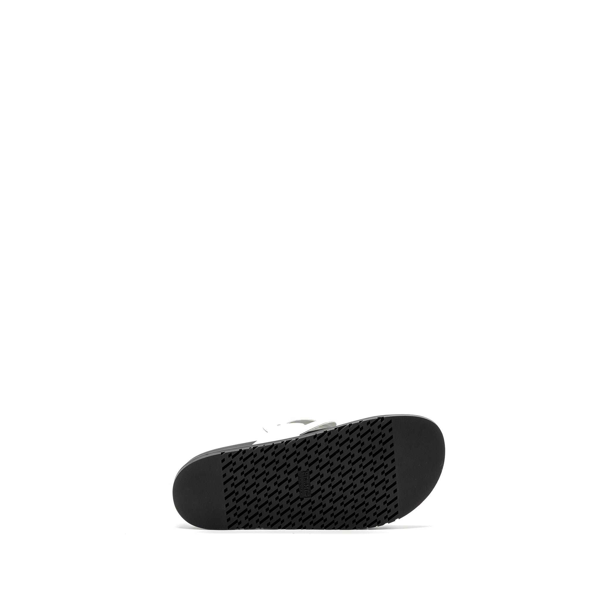HERMES EXTRA SANDALS WHITE/BLACK