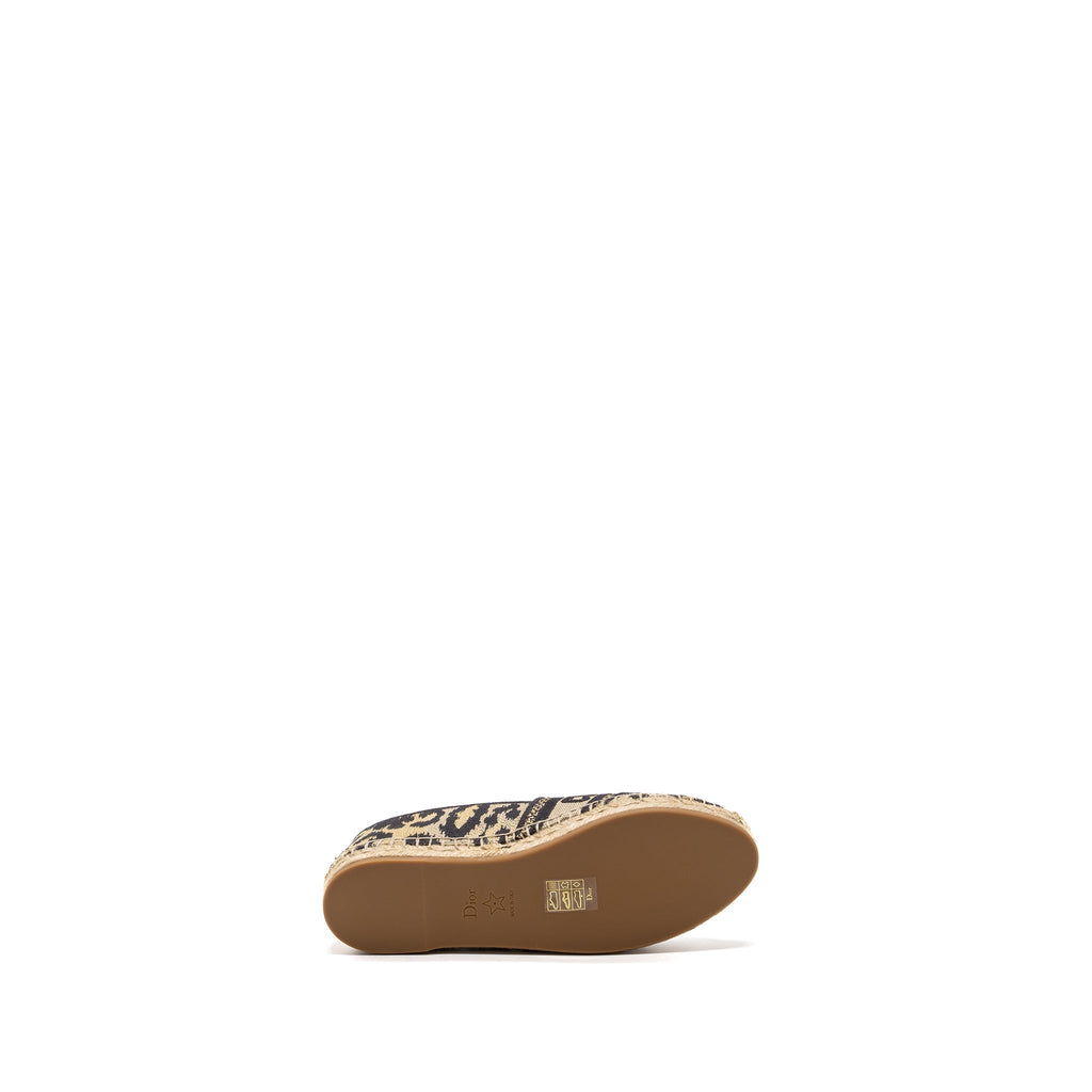 DIOR GRANVILLE ESPADRILLE BROWN / BLACK
