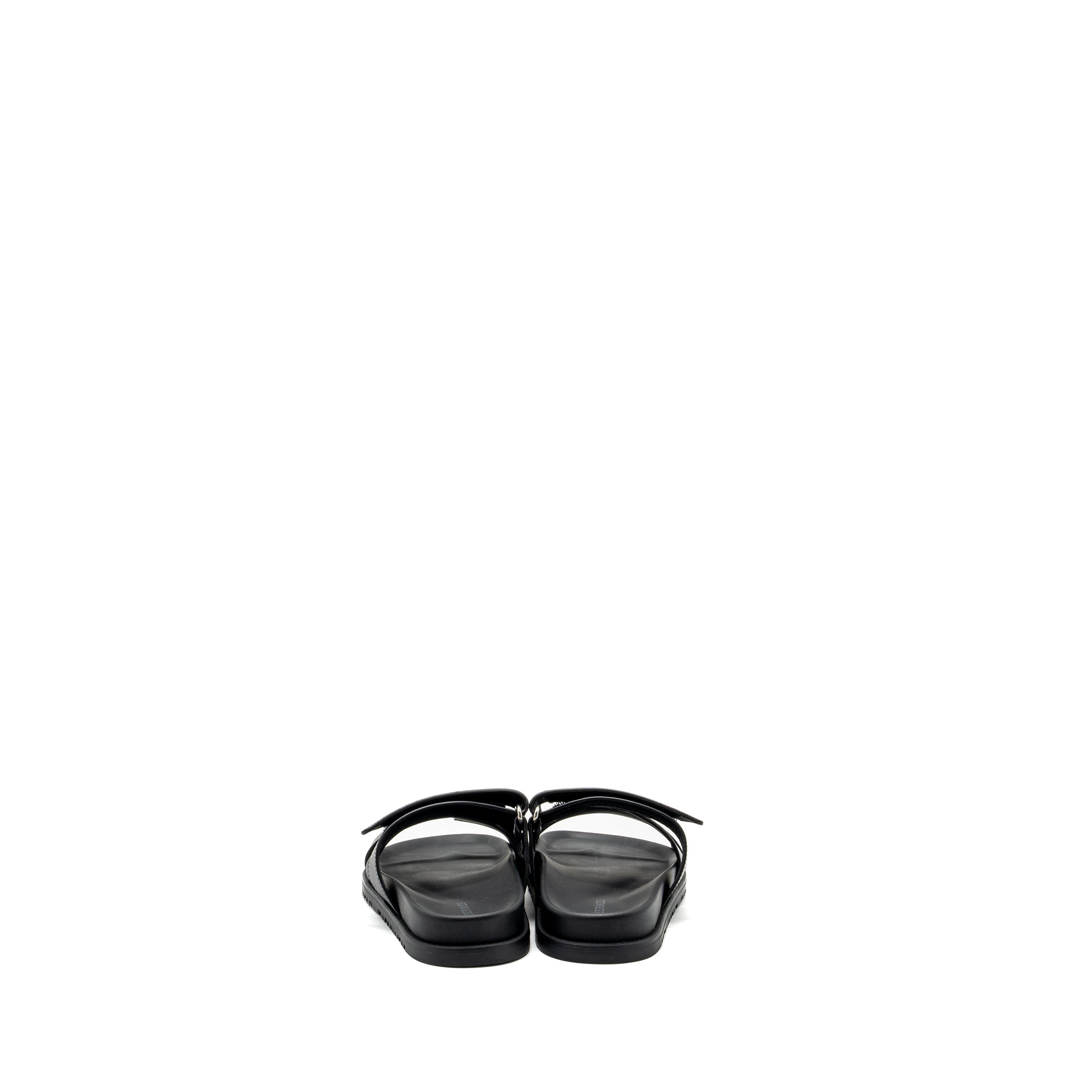 HERMES CHYPRE SANDALS BLACK
