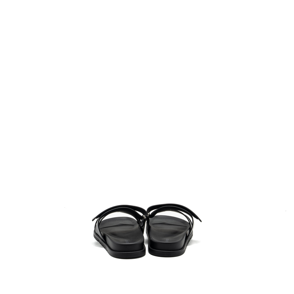 HERMES MEN’S CHYPRE SANDALS BLACK