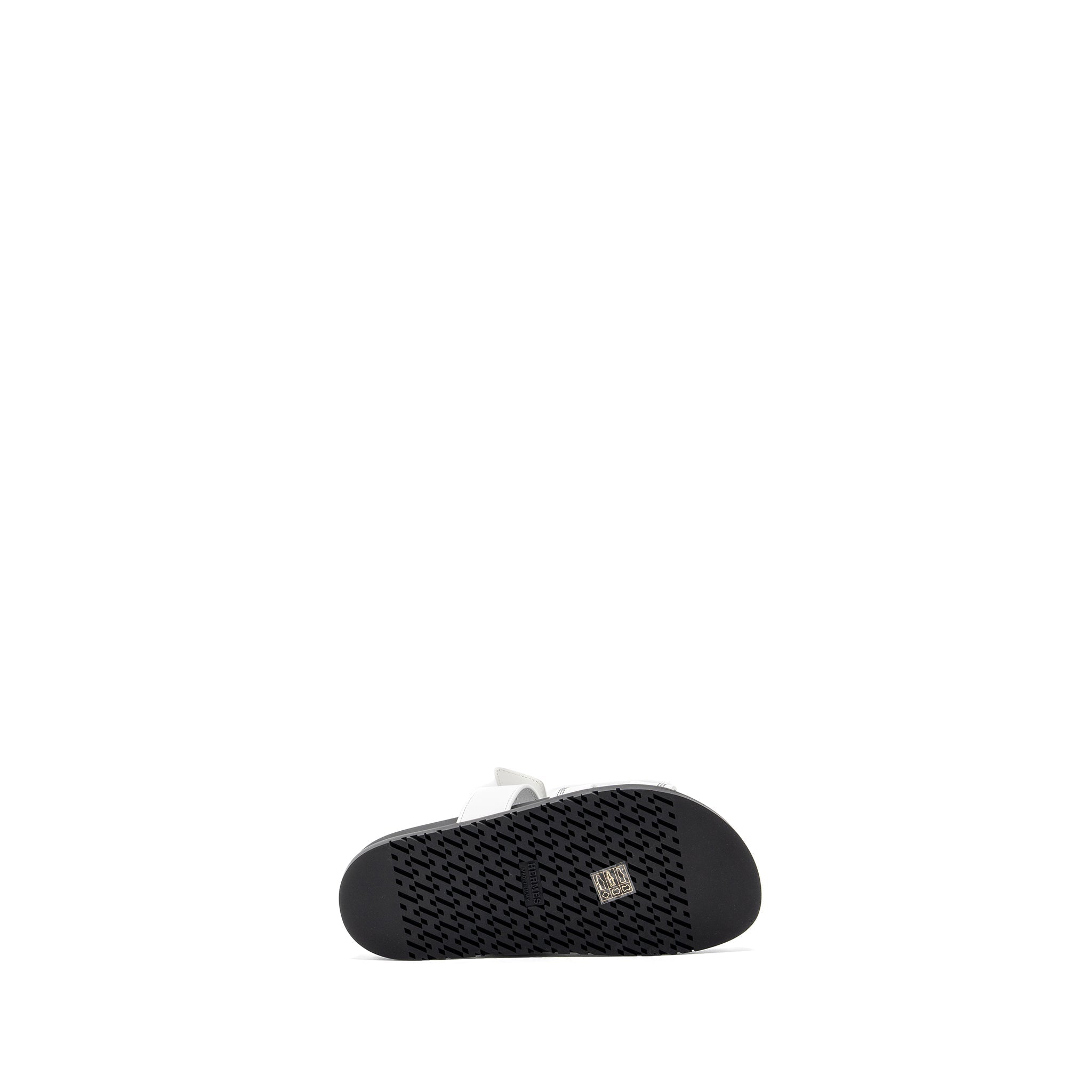 HERMES CHYPRE SANDALS STAR EMBROIDERED WHITE