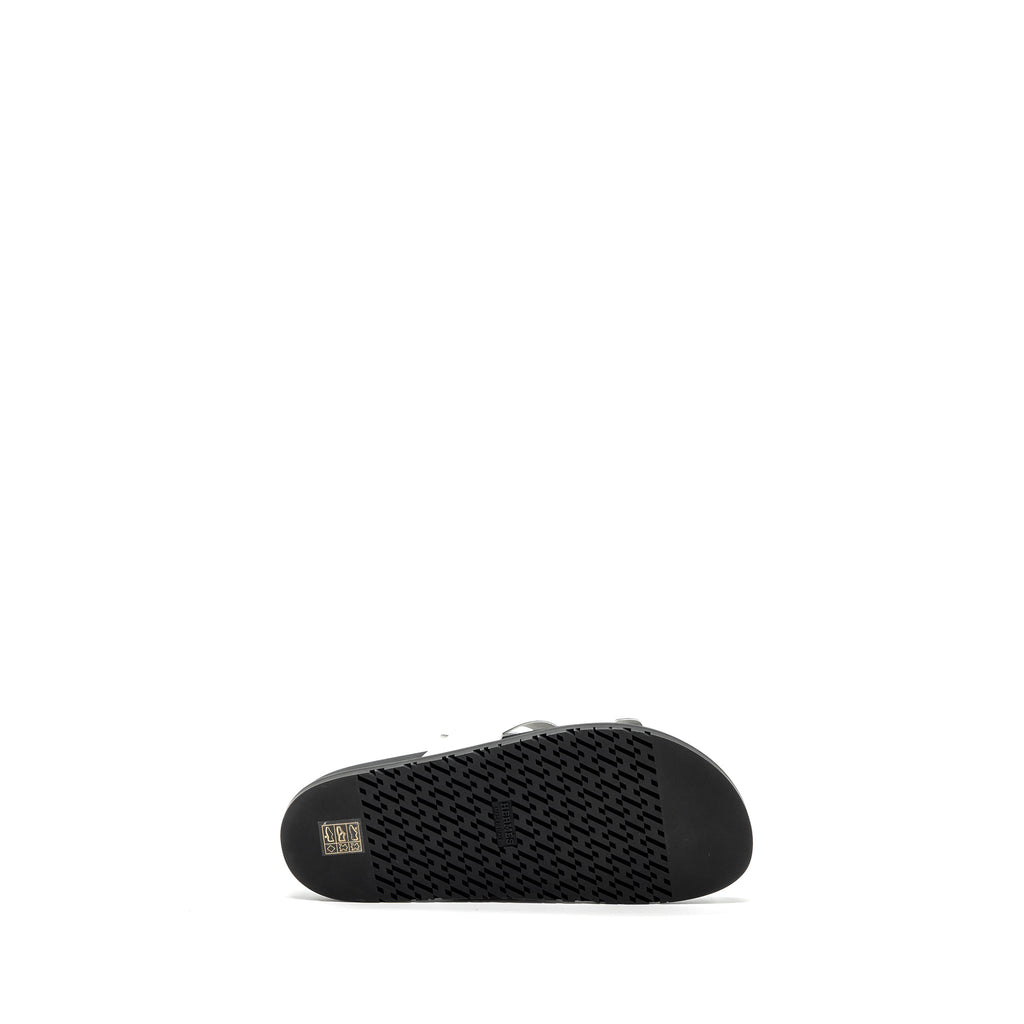 HERMES EXTRA SANDALS WHITE/BLACK