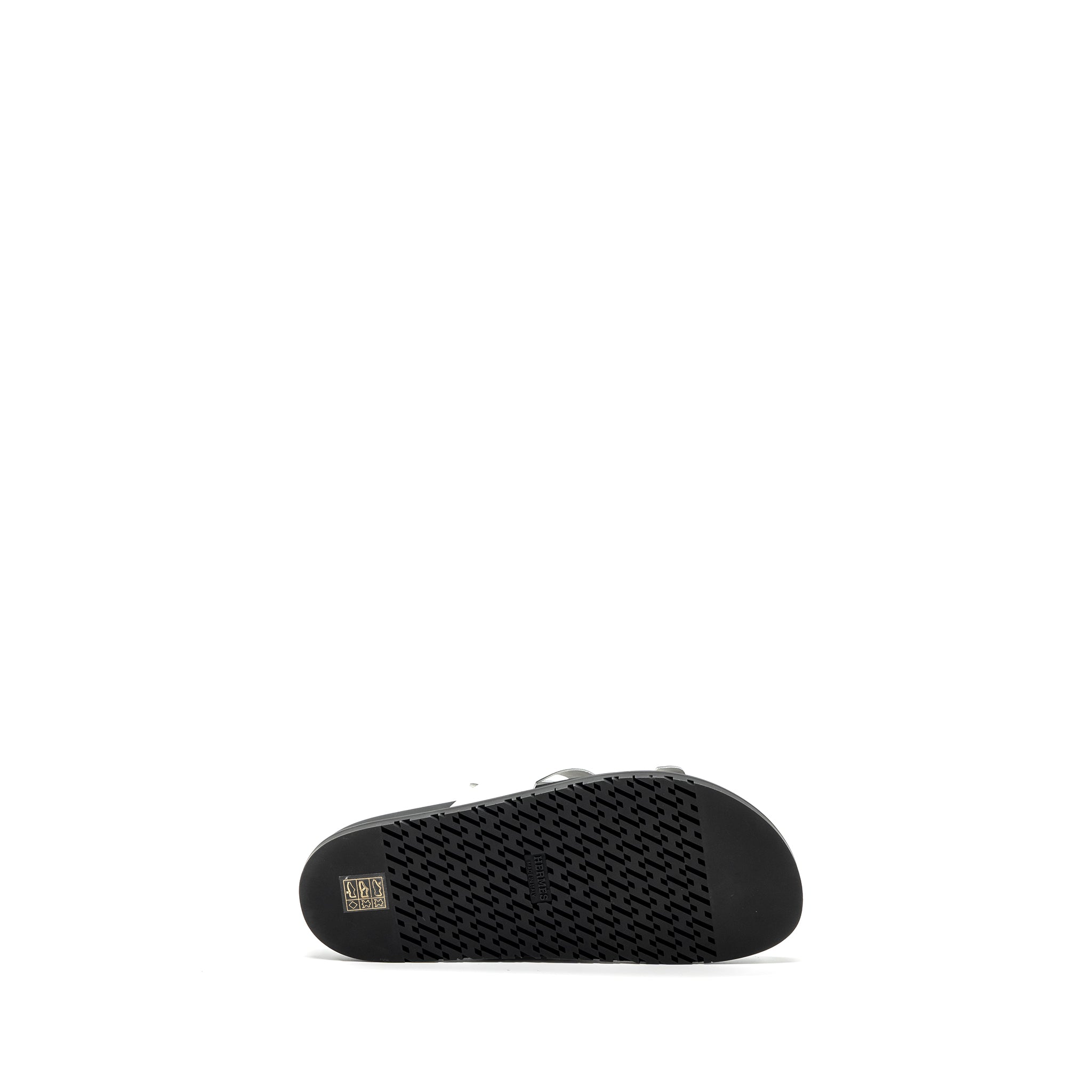 HERMES EXTRA SANDALS WHITE/BLACK