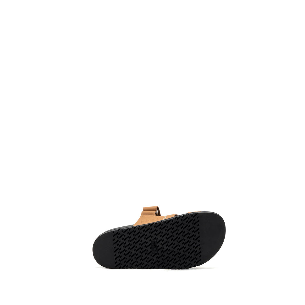 HERMES CHYPRE SANDALS STAR EMBROIDERED IN NATURAL