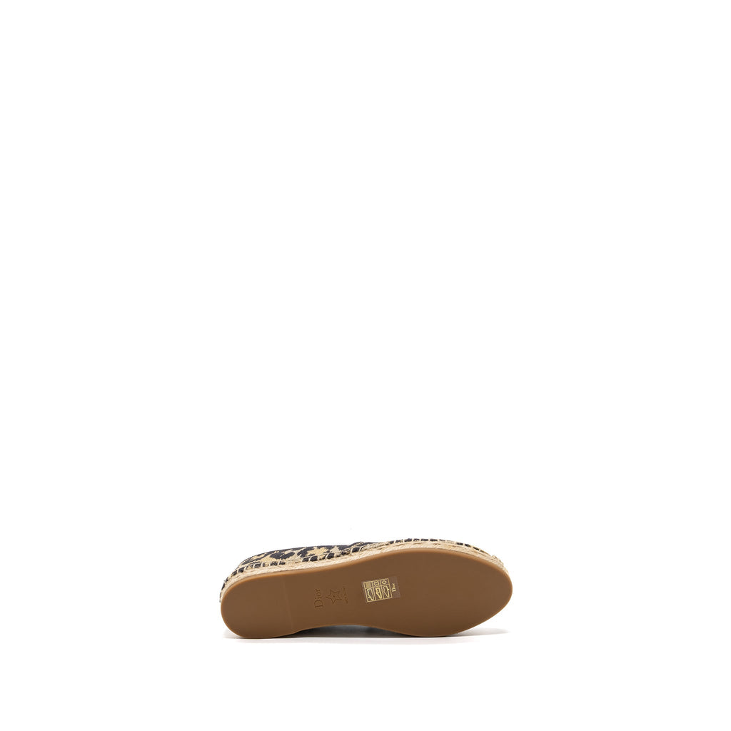 DIOR GRANVILLE ESPADRILLE BROWN / BLACK