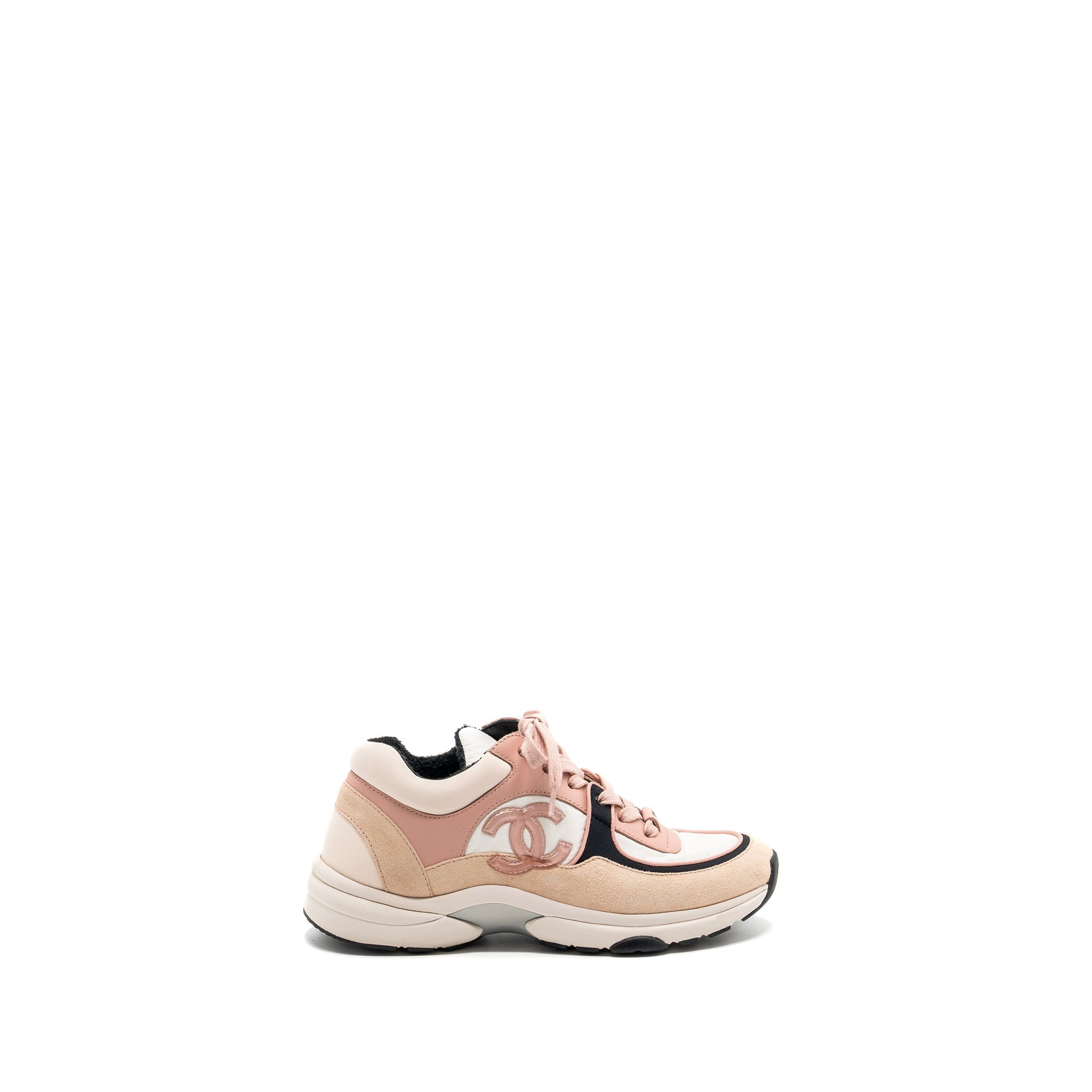 CHANEL CC LOGO SNEAKER PINK / MULTICOLOUR