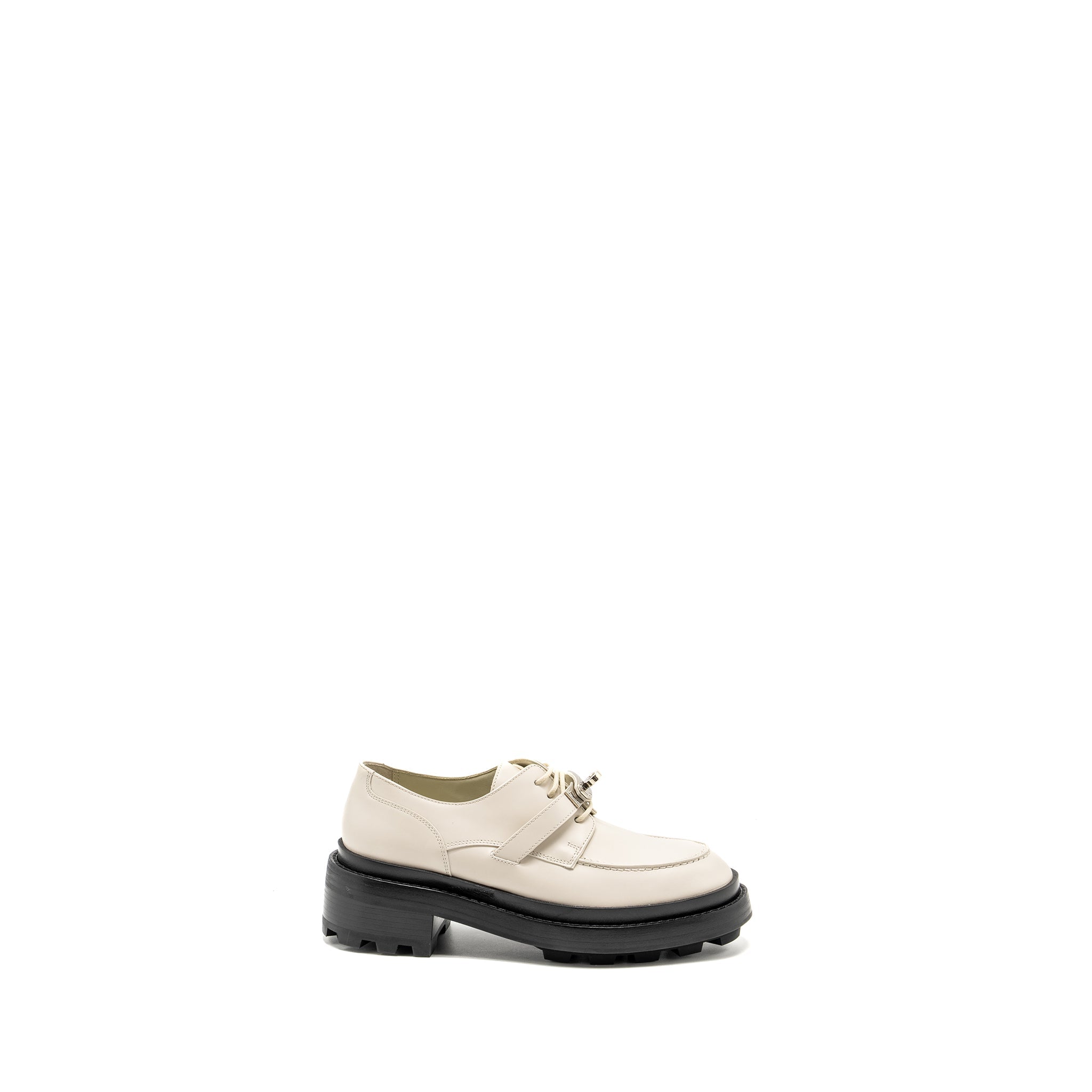 HERMES RICHELIEU DERBY FIRST LOAFER BEIGE GLAICE SHW