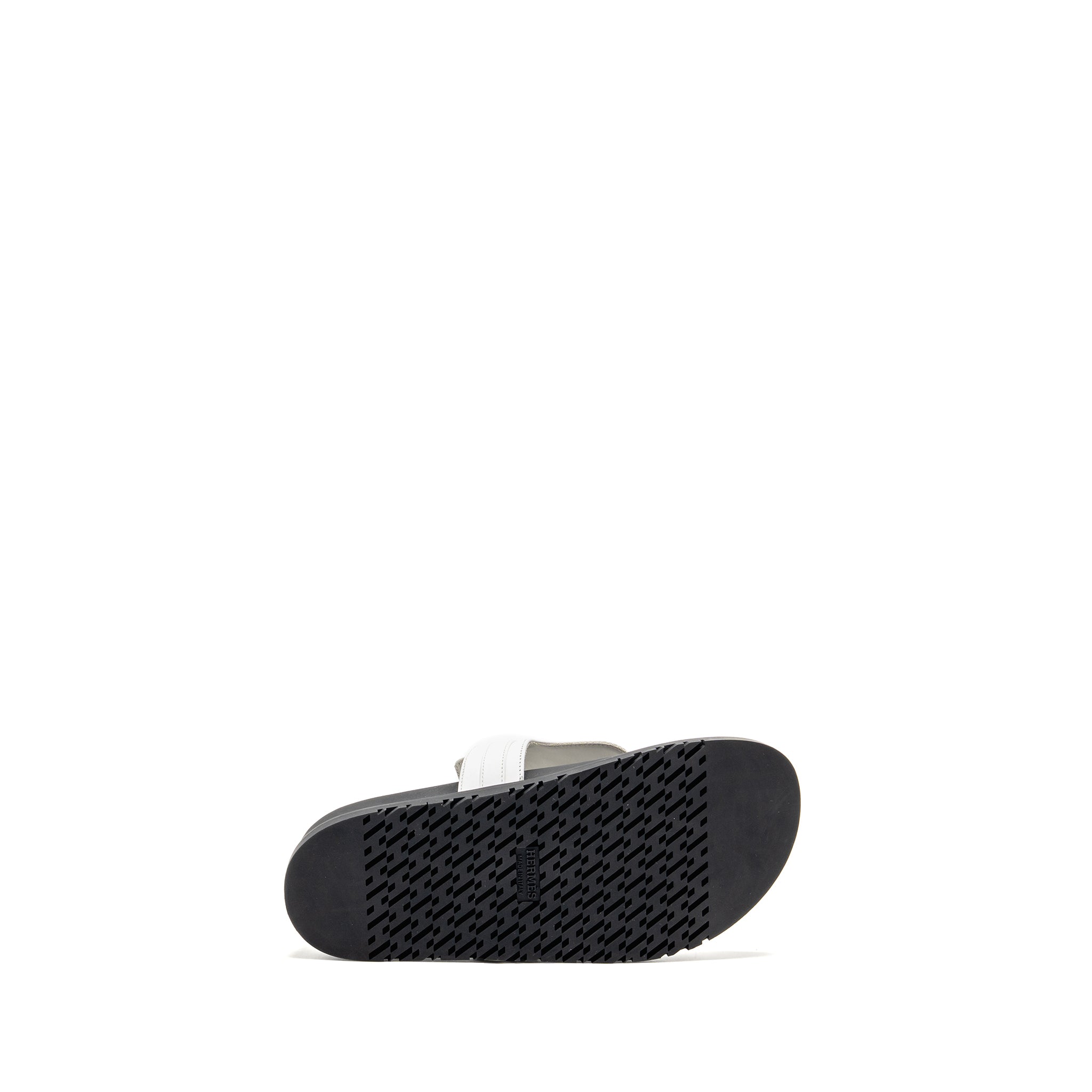 HERMES EMPIRE SANDALS CALFSKIN WHITE LGHW