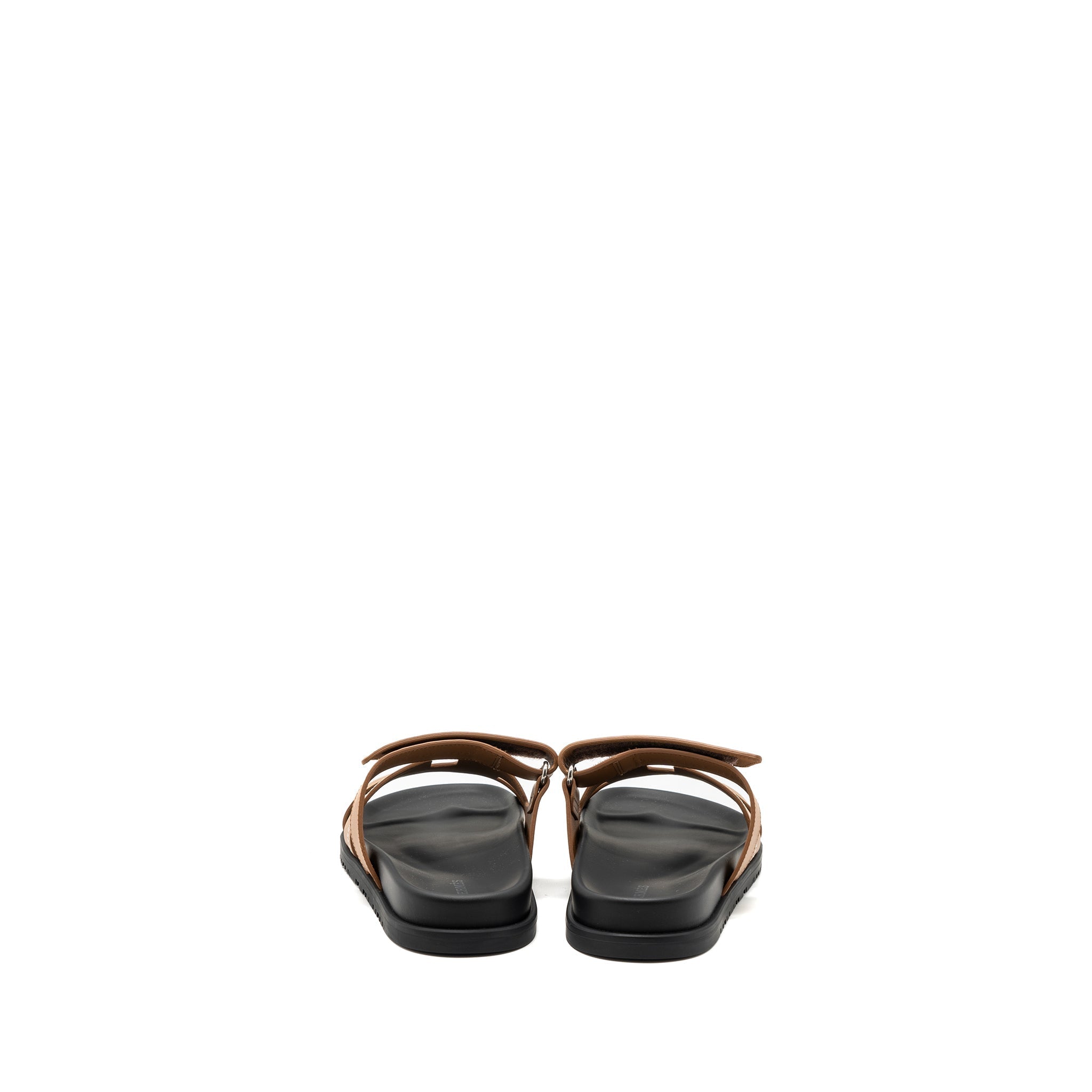 HERMES CHYPRE SANDALS STAR EMBROIDERED IN NATURAL