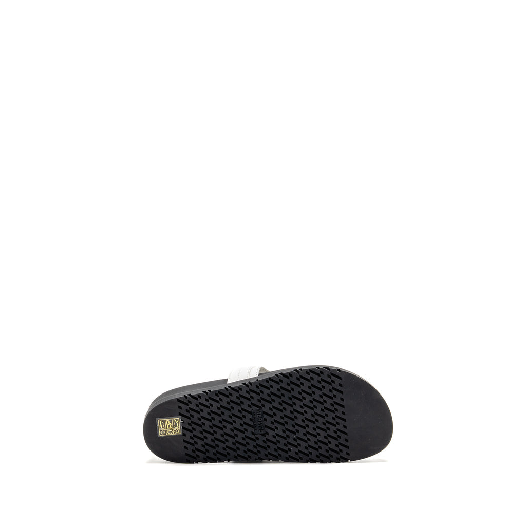 HERMES EMPIRE SANDALS CALFSKIN WHITE LGHW