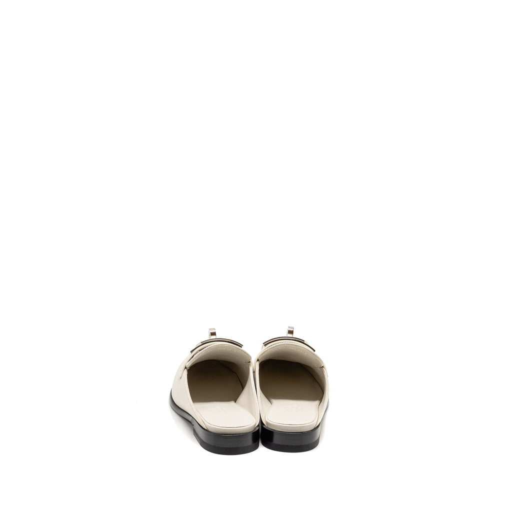 HERMES LOTA MULE CALFSKIN BLANC DE PARIS SHW