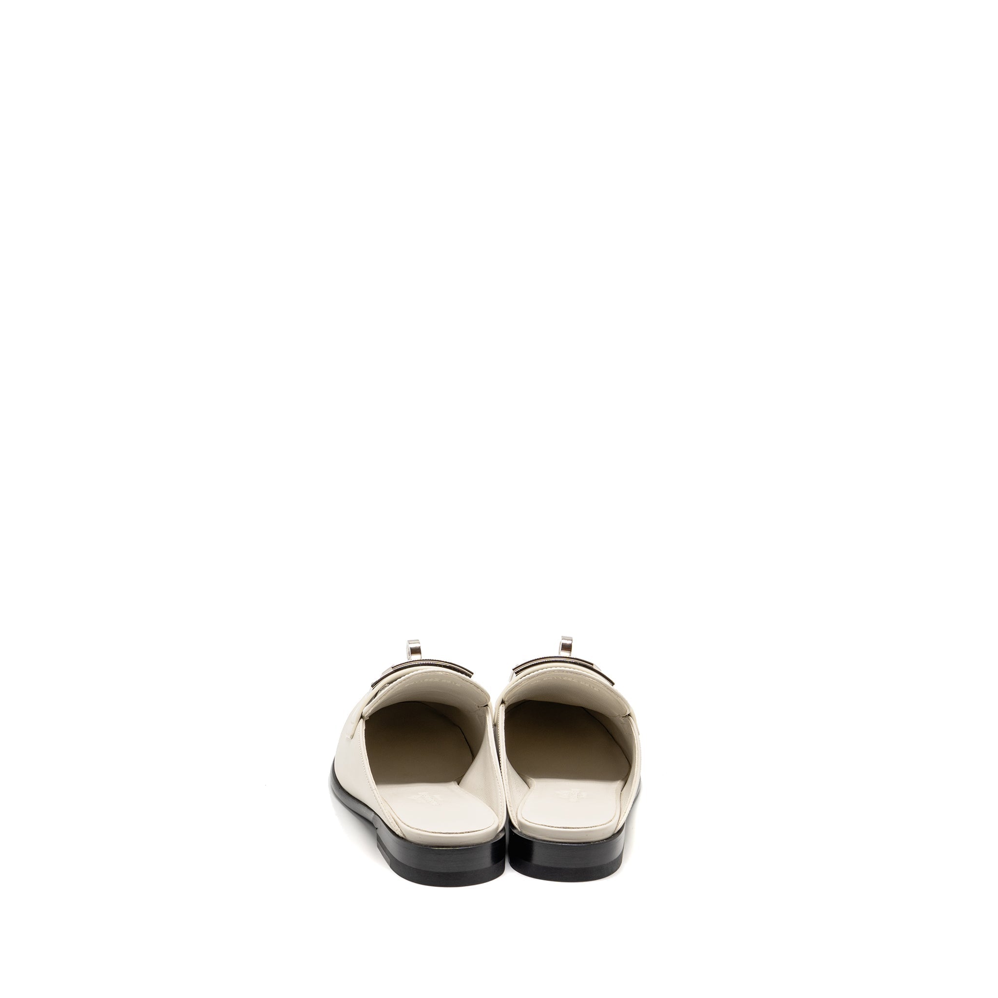 HERMES LOTA MULE CALFSKIN BLANC DE PARIS SHW