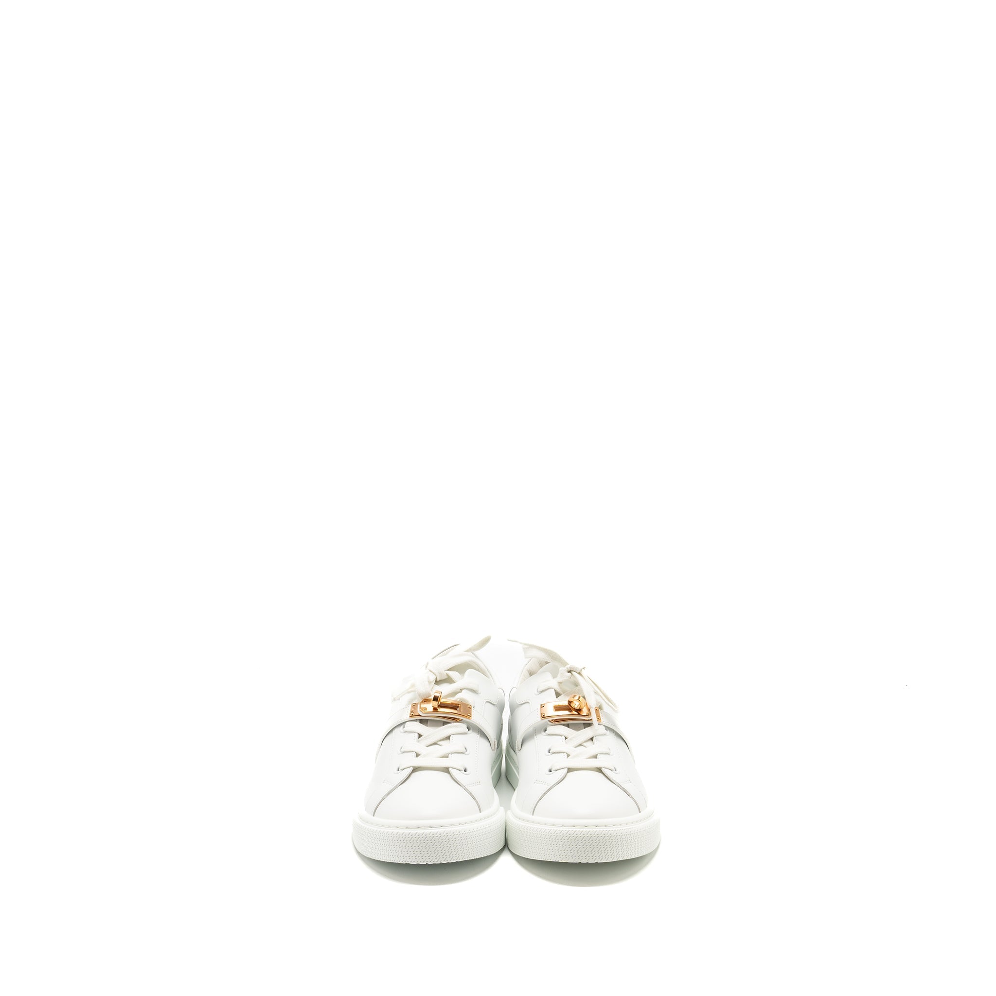 HERMES DAY SNEAKER CALFSKIN WHITE RGHW