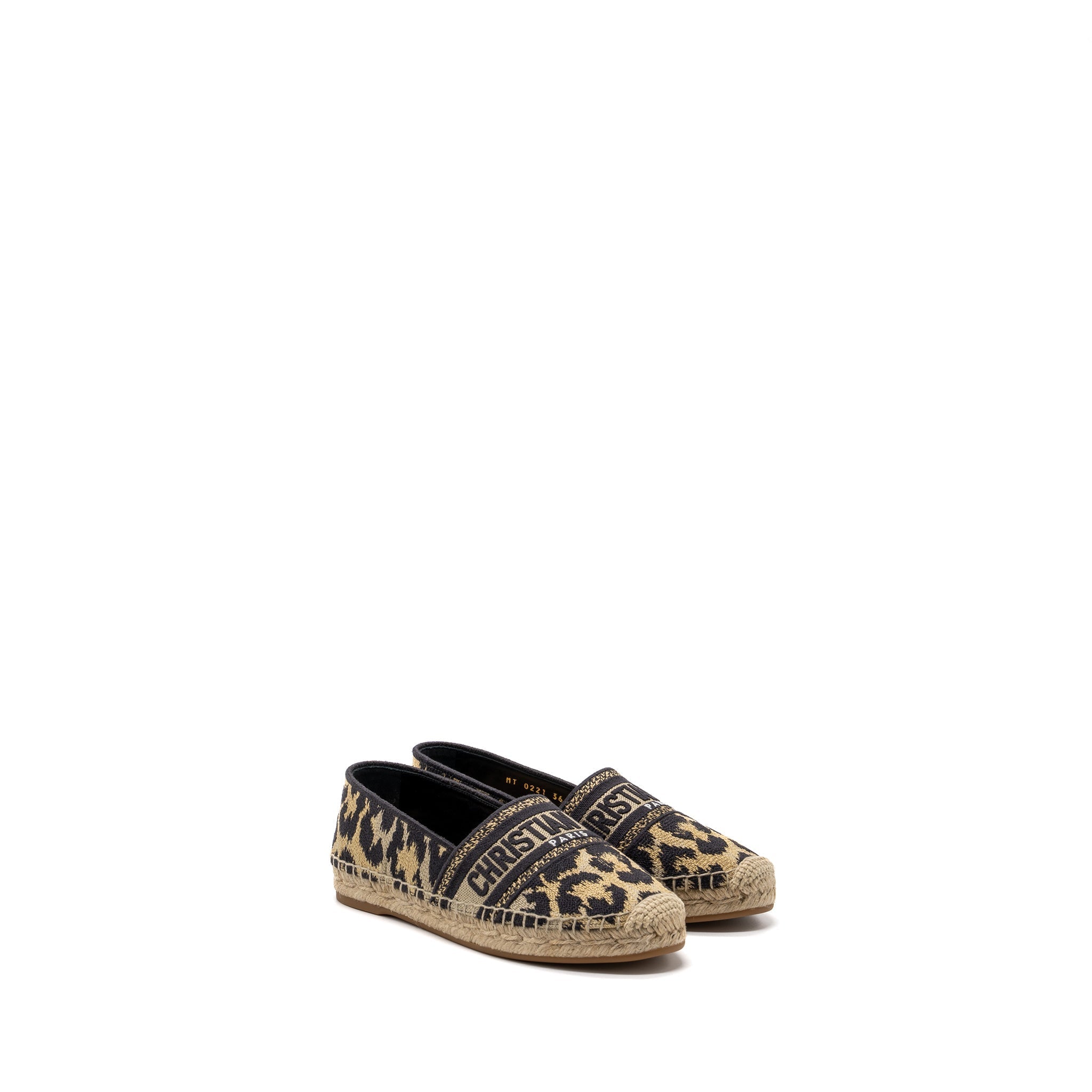 DIOR GRANVILLE ESPADRILLE BROWN / BLACK