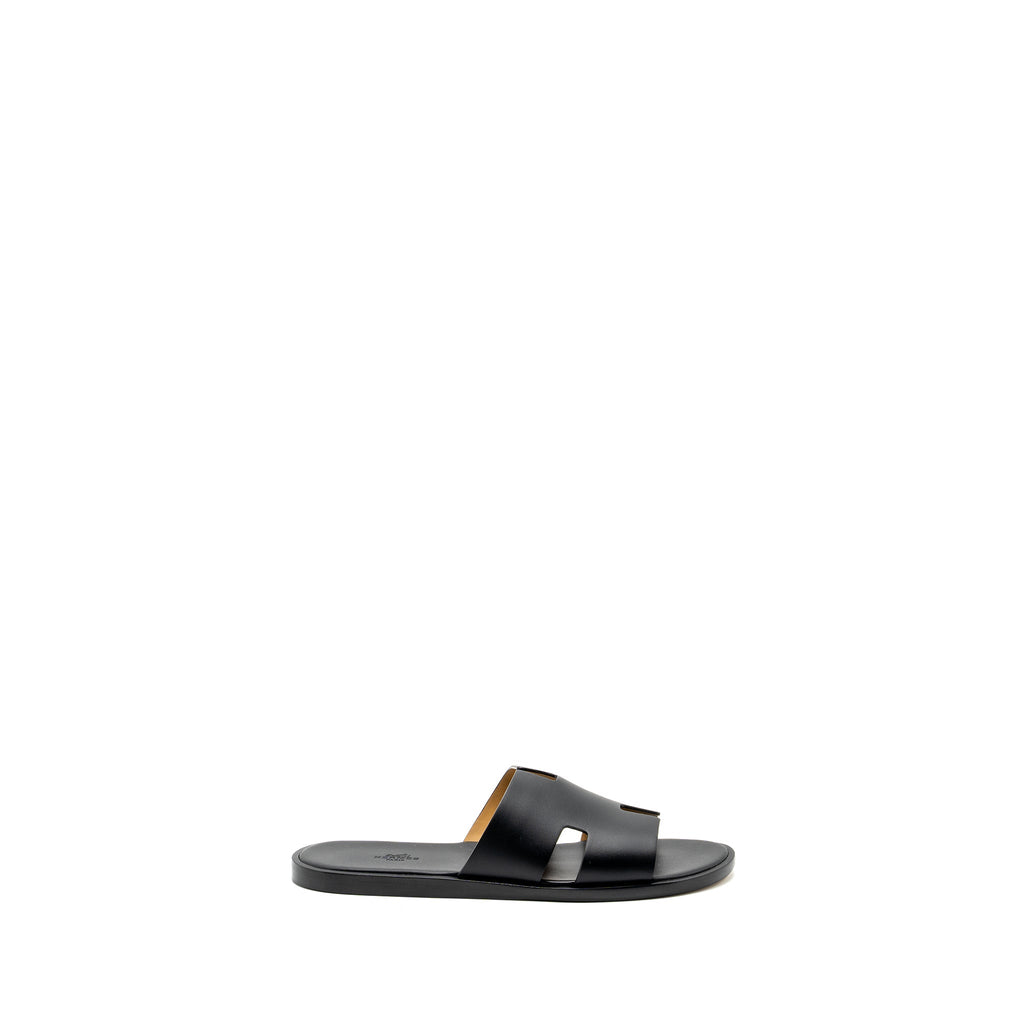 HERMES IZMIR SANDAL CALFSKIN BLACK