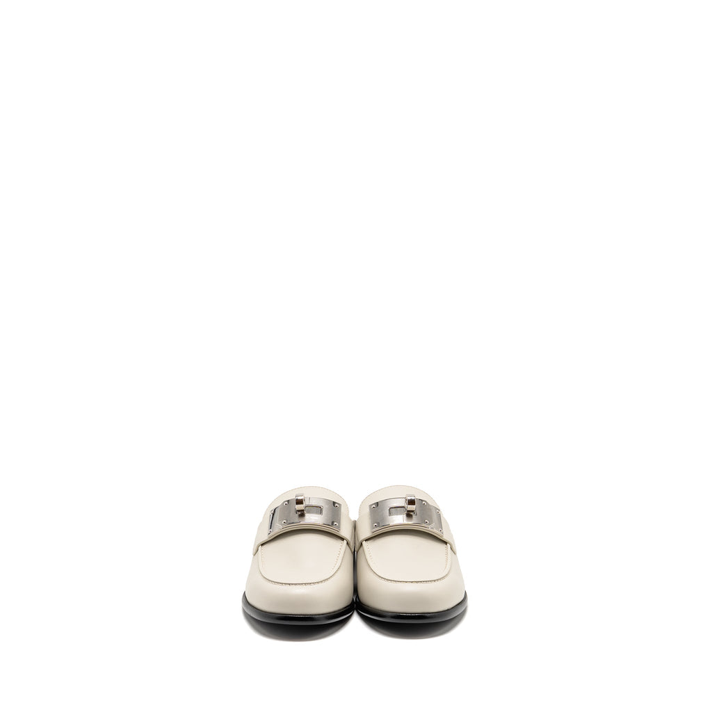 HERMES LOTA MULE CALFSKIN BLANC DE PARIS SHW