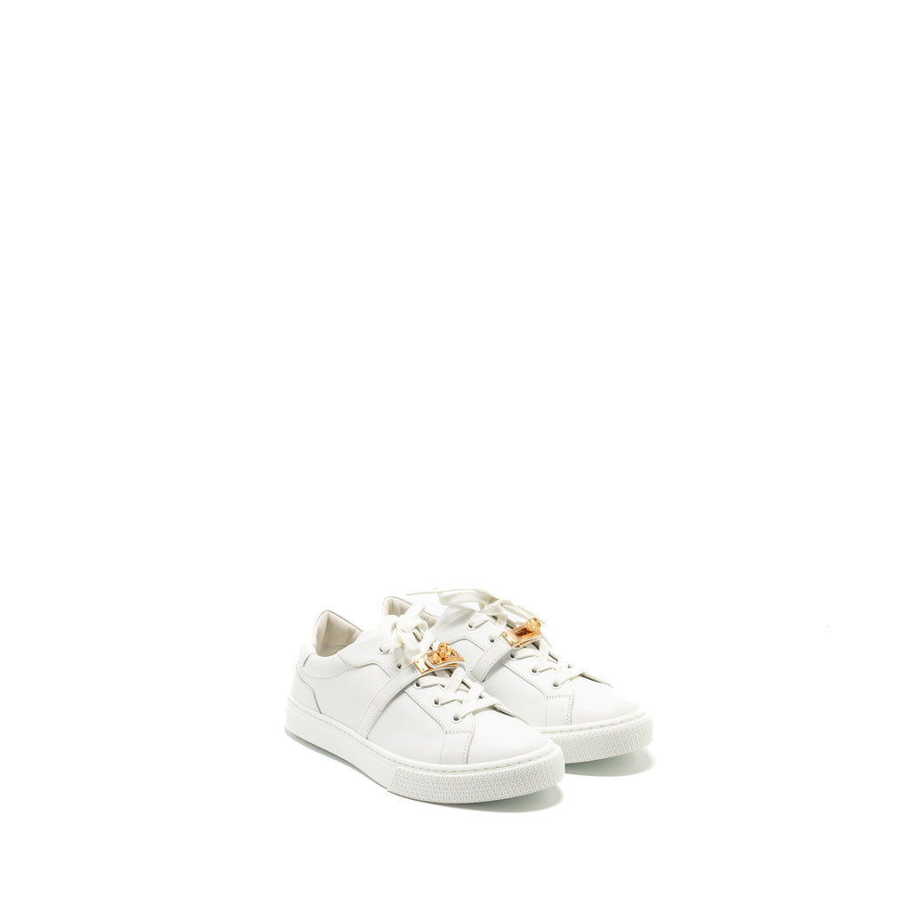 HERMES DAY SNEAKER CALFSKIN WHITE RGHW