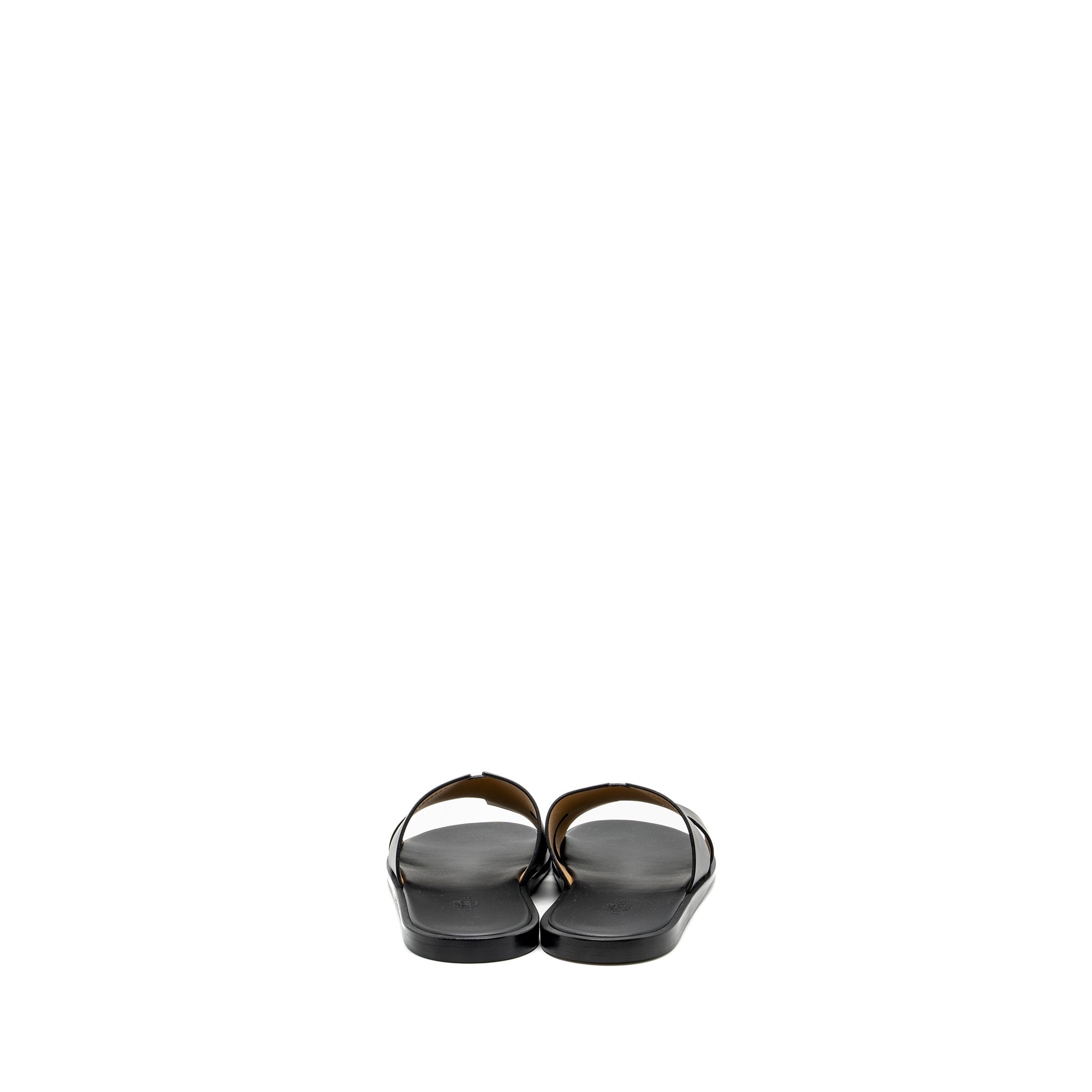 HERMES IZMIR SANDAL CALFSKIN BLACK