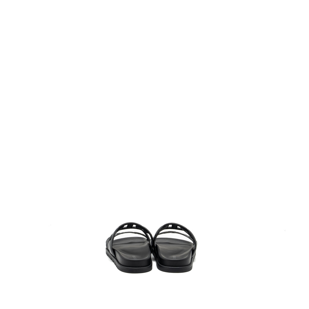HERMES EXTRA SANDALS BLACK