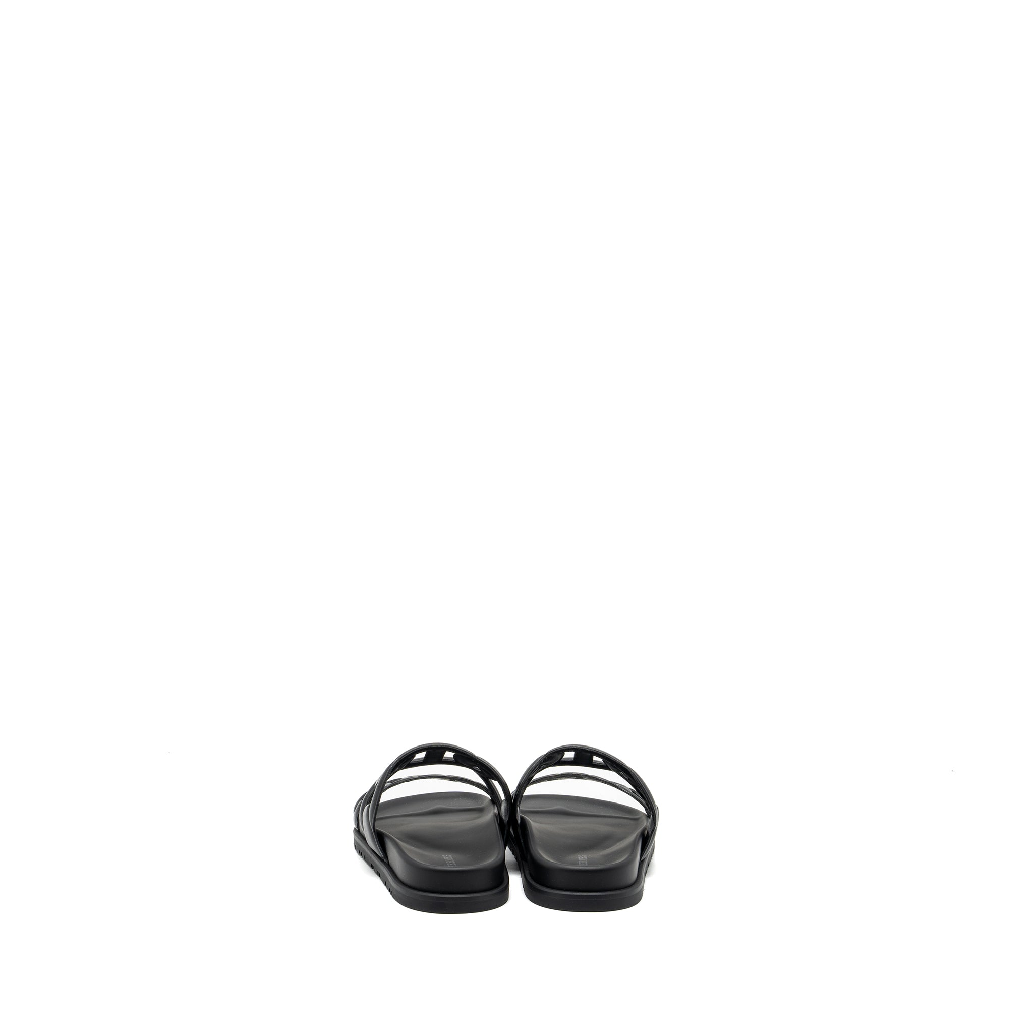 HERMES EXTRA SANDALS BLACK